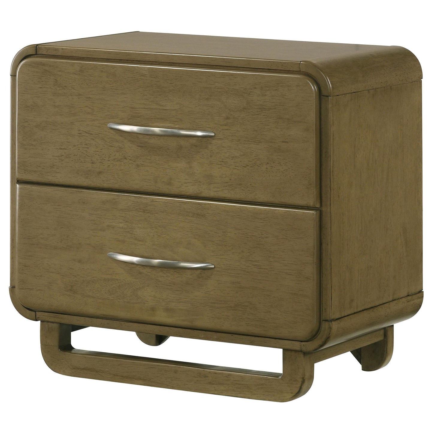 Coaster Furniture Amsbury 224272 2-Drawer Nightstand Bedside Table - Nutmeg IMAGE 4