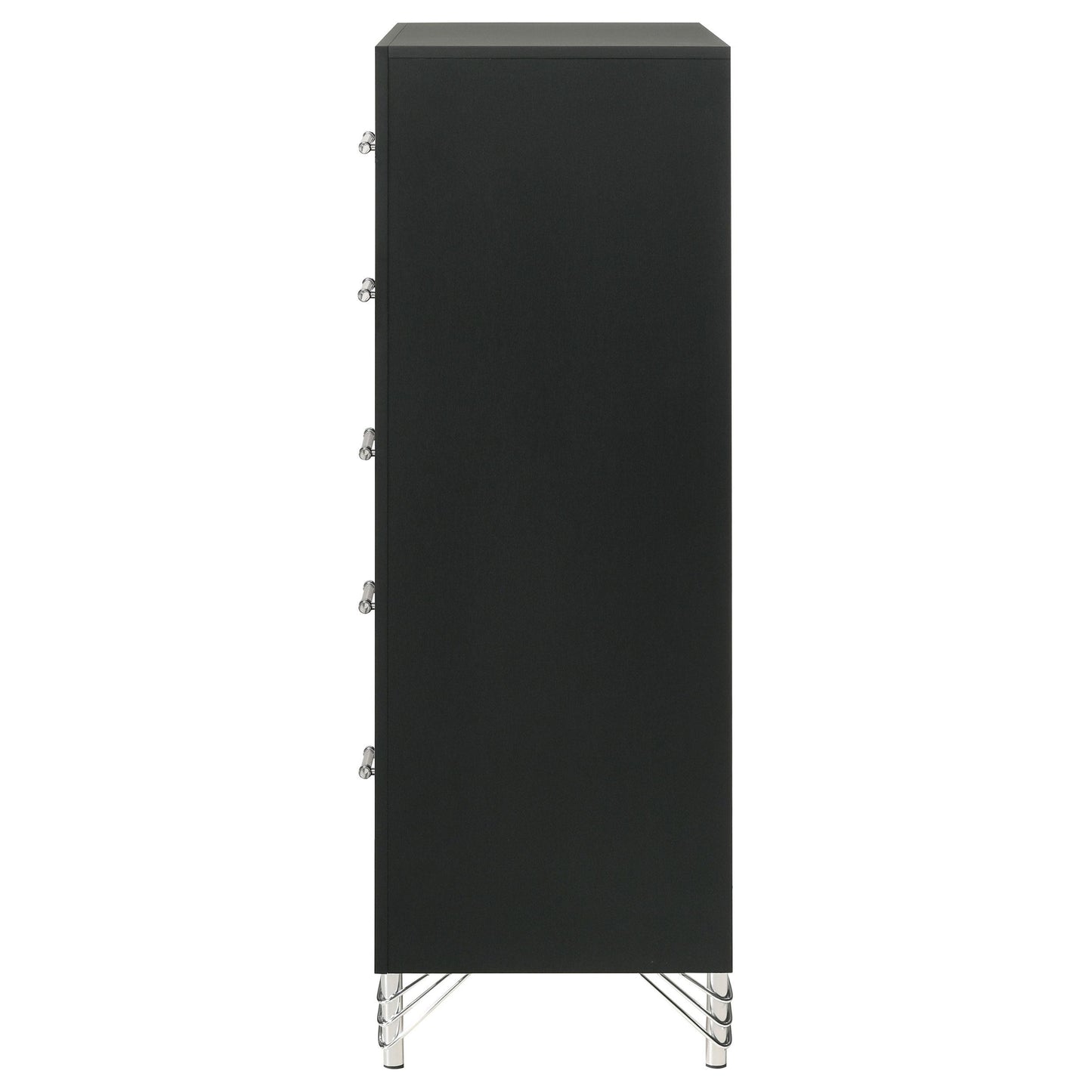 Coaster Furniture Lucia 224995 5-Drawer Bedroom Chest of Drawers - Black IMAGE 5