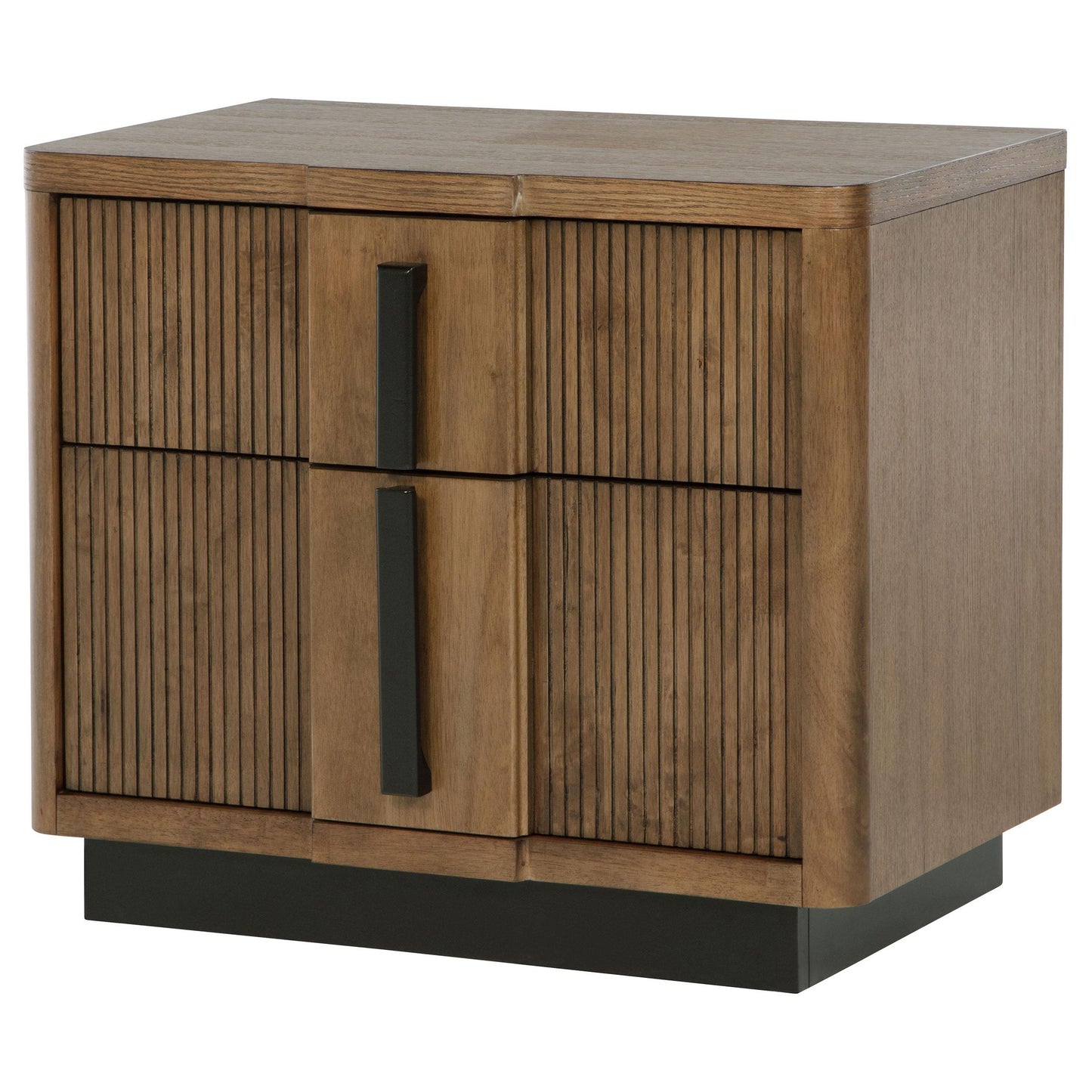 Coaster Furniture Terrace 224902 2-Drawer Nightstand Bedside Table - Ash Brown IMAGE 4