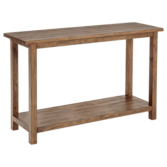 Coaster Furniture Payne 710549 Wood Entryway Sofa Console Table - Distressed Brown IMAGE 1