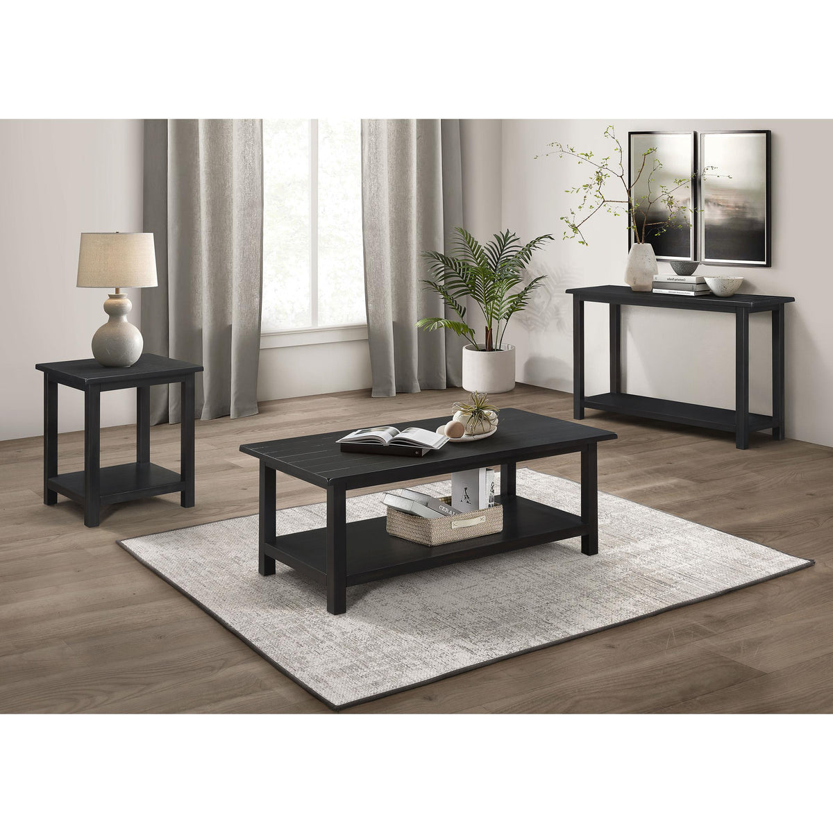 Coaster Furniture Payne 710569 Wood Entryway Sofa Console Table - Java IMAGE 6