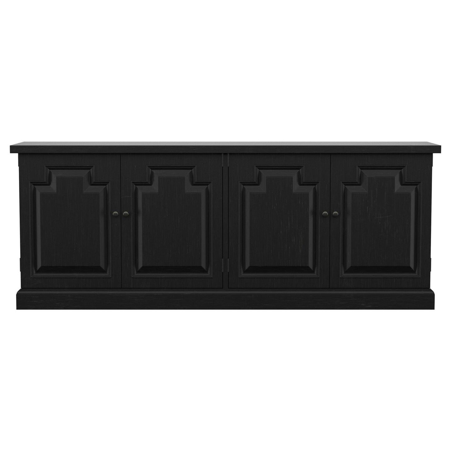 Coaster Furniture Florence 115535 4-door Dining Sideboard Buffet - Distressed Black IMAGE 3