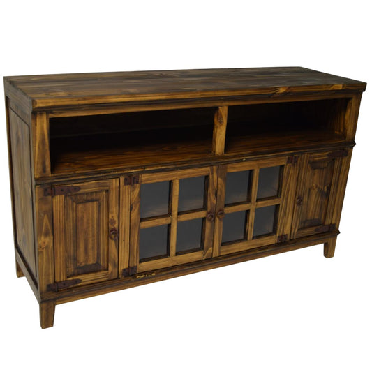 PFC Furniture Industries Antique Hacienda TV Stand Antique Hacienda LA COM 8 Media Console IMAGE 1