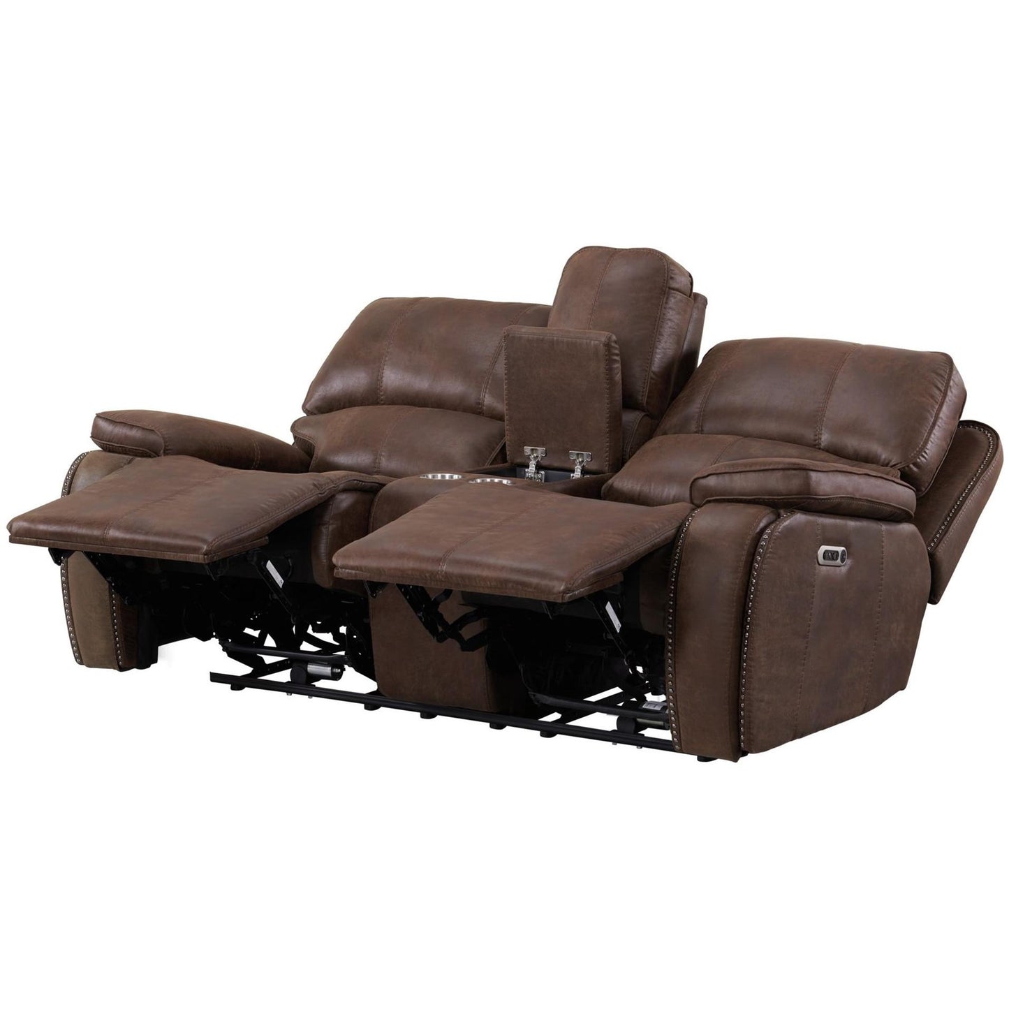 PFC Furniture Industries Atlantis Power Reclining Loveseat with Console Atlantis U5230 Power Reclining Loveseat IMAGE 2