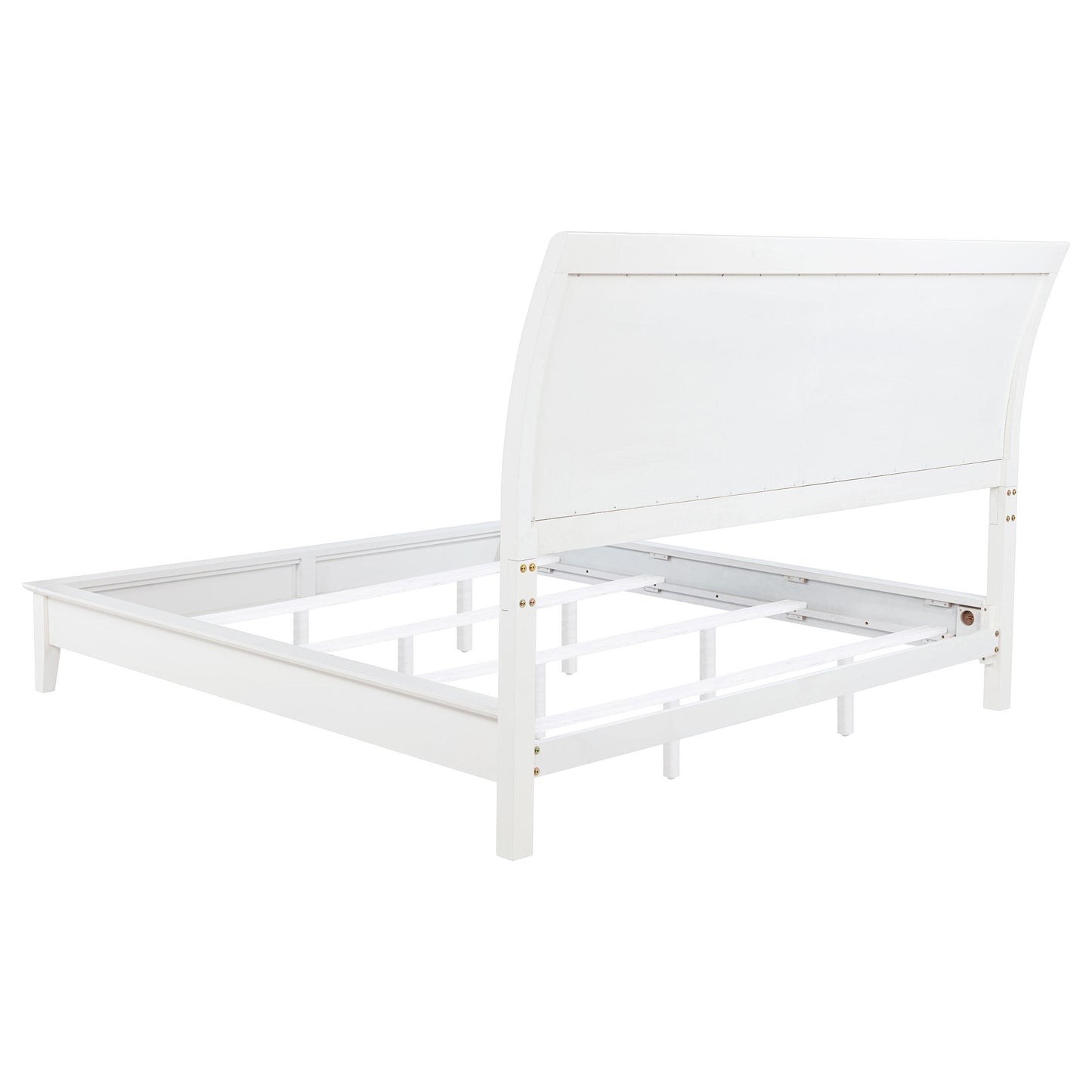 Coaster Furniture Bexhill 223471Q 56-inch Upholstered Queen Panel Bed - White IMAGE 4