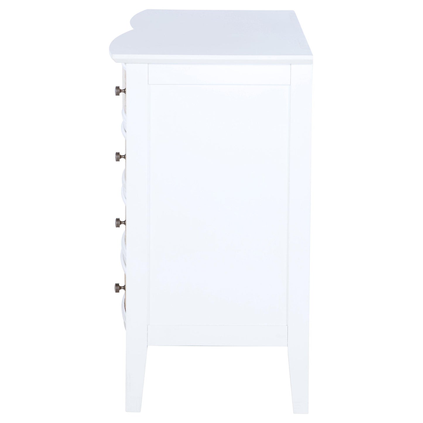 Coaster Furniture Bexhill 223473 10-Drawer Dresser Cabinet - White IMAGE 4