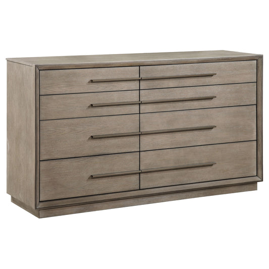 Coaster Furniture Durango 223273 8-Drawer Dresser - Taupe Oak IMAGE 1