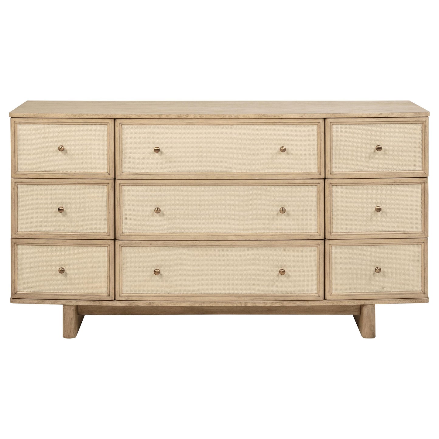 Coaster Furniture Kailani 225043 9-Drawer Dresser Cabinet - Beige Oak IMAGE 2