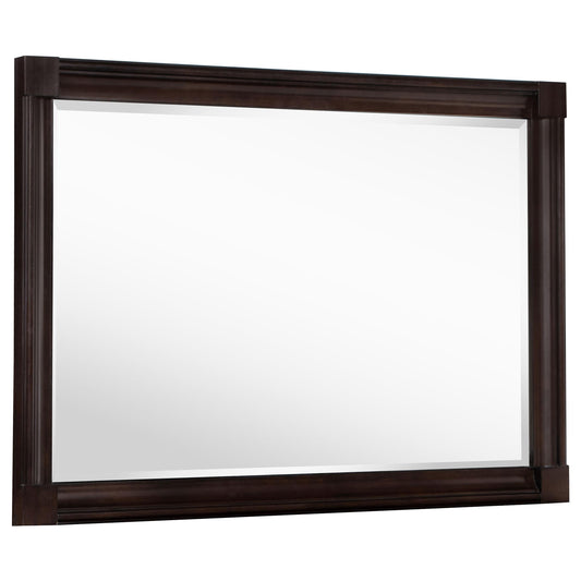Coaster Furniture Andover 223634 Dresser Mirror - Dark Oak IMAGE 1