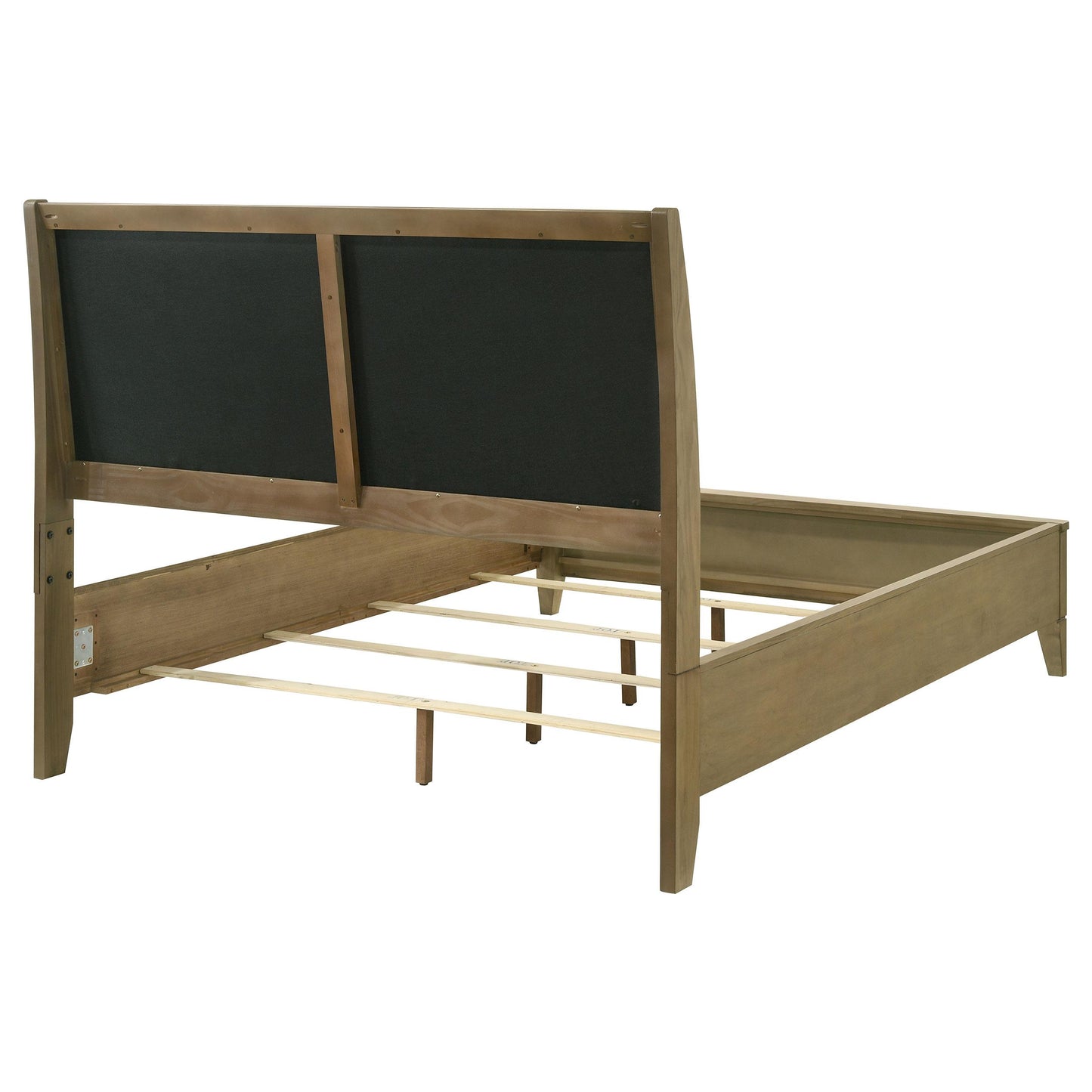 Coaster Furniture Granada 224921Q Upholstered Queen Panel Bed - Natural Pine IMAGE 3
