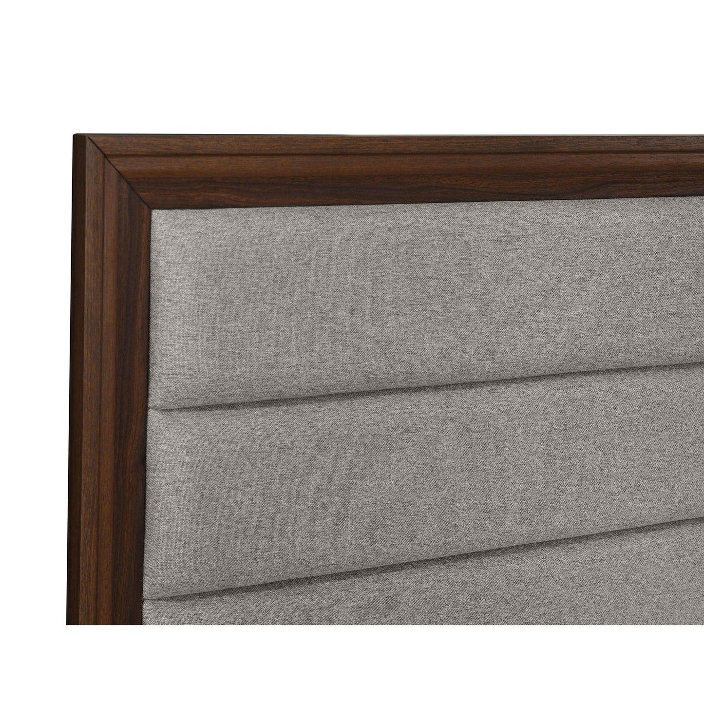 Coaster Furniture Welsley 223441Q 50-inch Upholstered Queen Bed - Walnut IMAGE 6