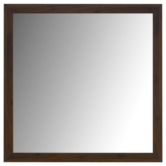 Coaster Furniture Welsley 223444 Dresser Mirror - Walnut IMAGE 1