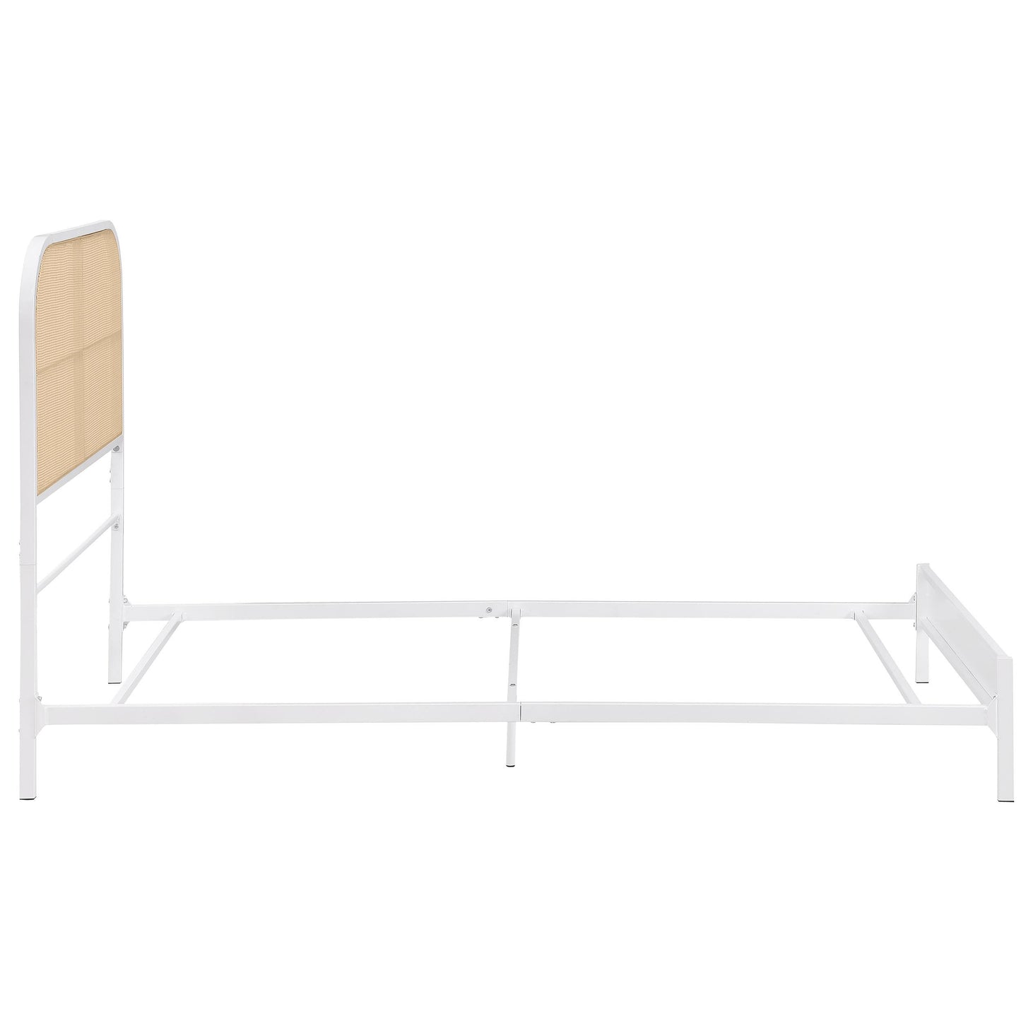 Coaster Furniture Amherst 360301T Radio Weave Rattan Metal Twin Bed - White IMAGE 7