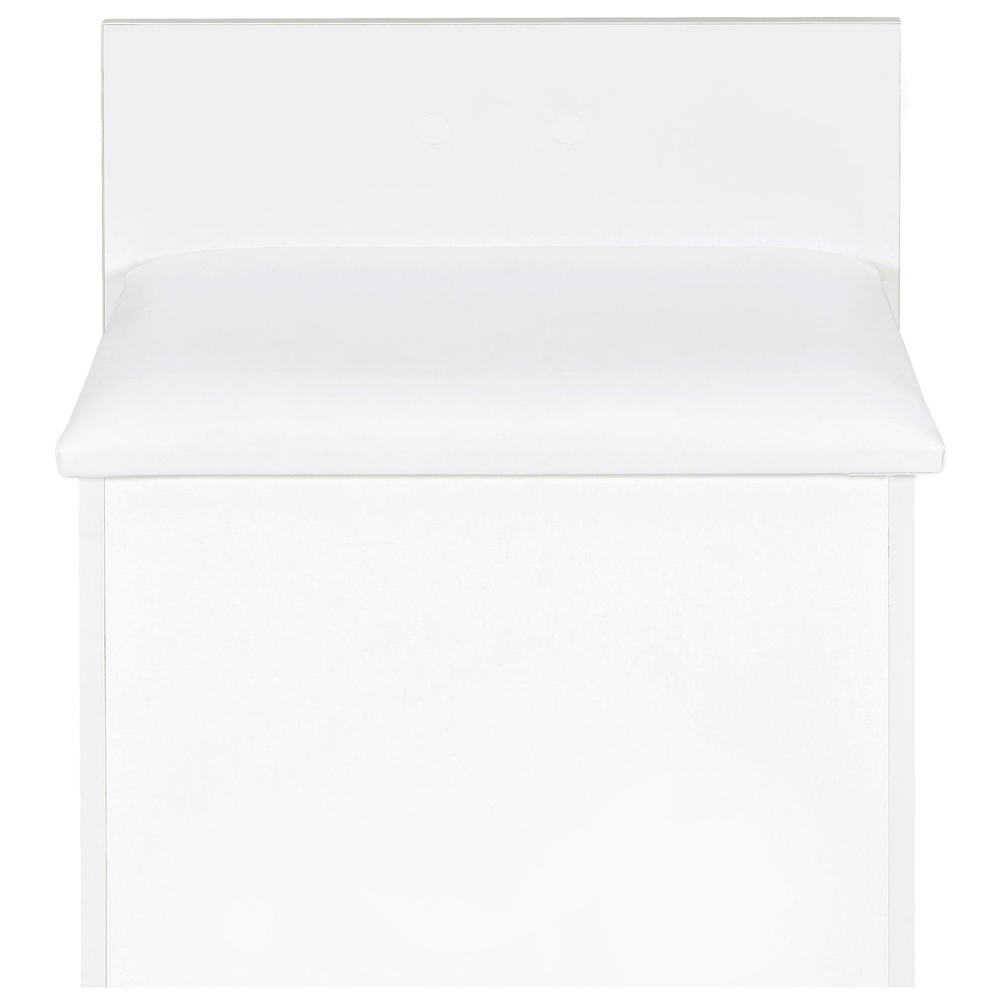 Coaster Furniture Danbury 930208 3-Drawer Makeup Vanity & Stool - Set White High Gloss IMAGE 11