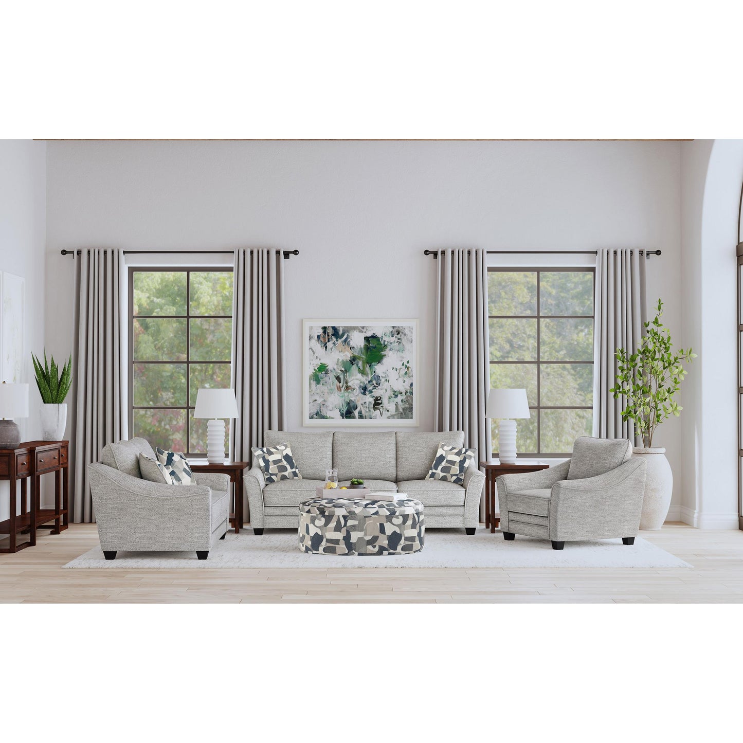 Coaster Furniture Tomkins 509672 Boucle Upholstered Loveseat - Light Grey IMAGE 9