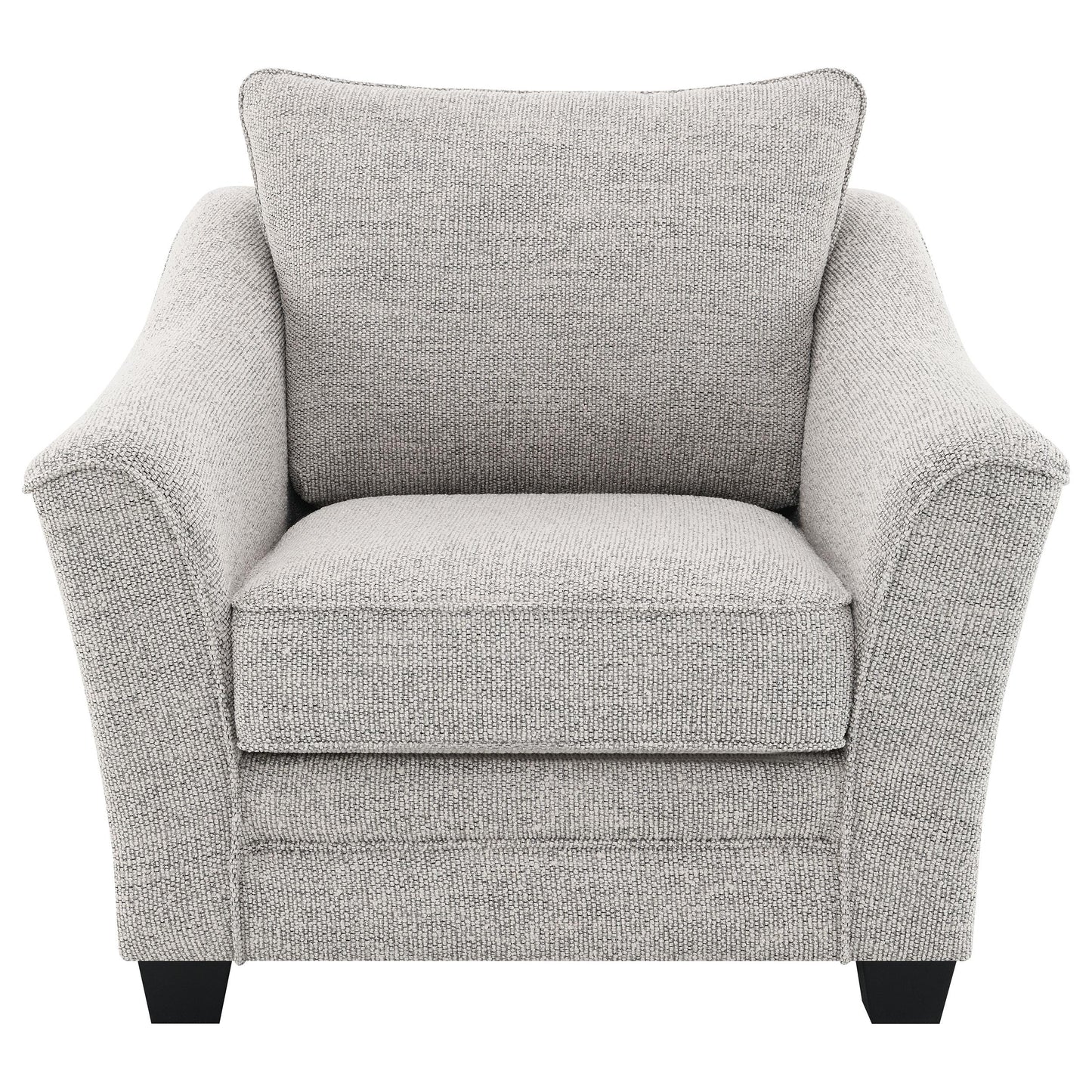 Coaster Furniture Tomkins 509673 Boucle Upholstered Chair - Light Grey IMAGE 2