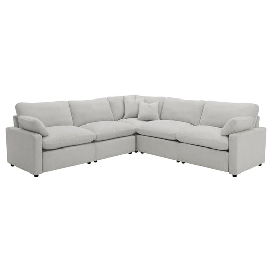 Coaster Furniture Collins 609560P 5 pc Modular Power Reclining Sectional - Grey IMAGE 1