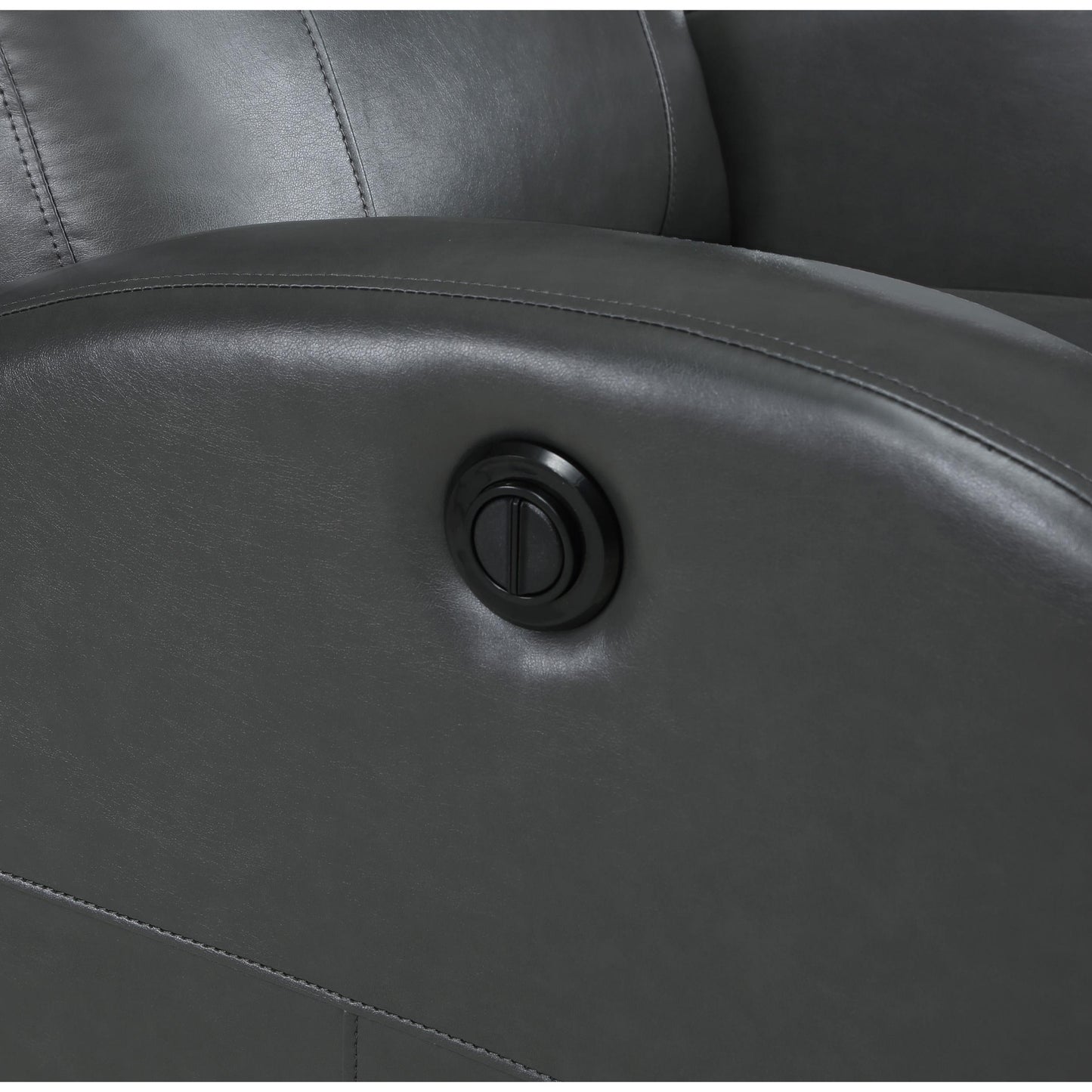 Coaster Furniture Grant 601499P Upholstered Power Recliner Chair - Grey IMAGE 9