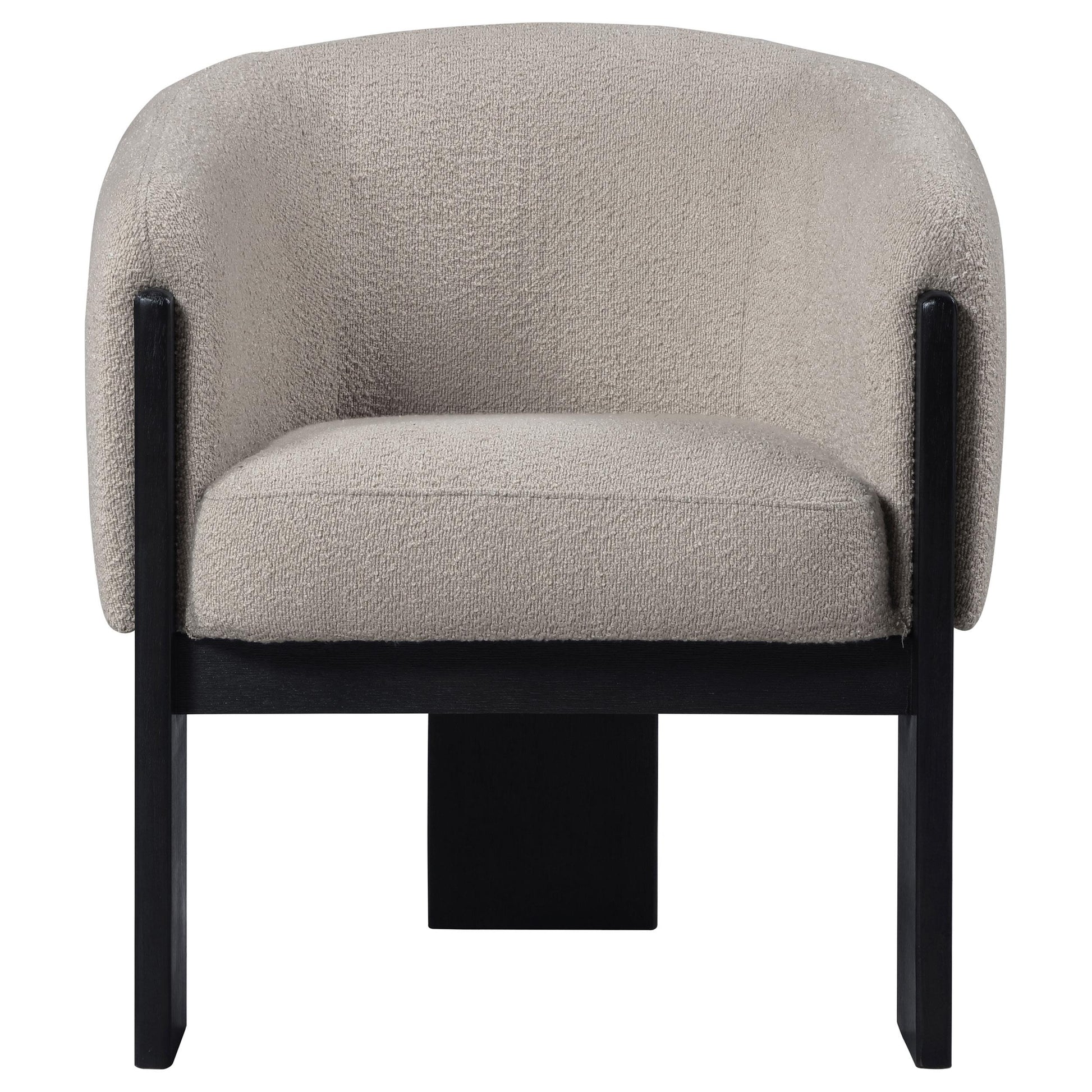 Coaster Furniture Valdez 903165 Boucle Upholstered Barrel Back Accent Chair - Beige IMAGE 2