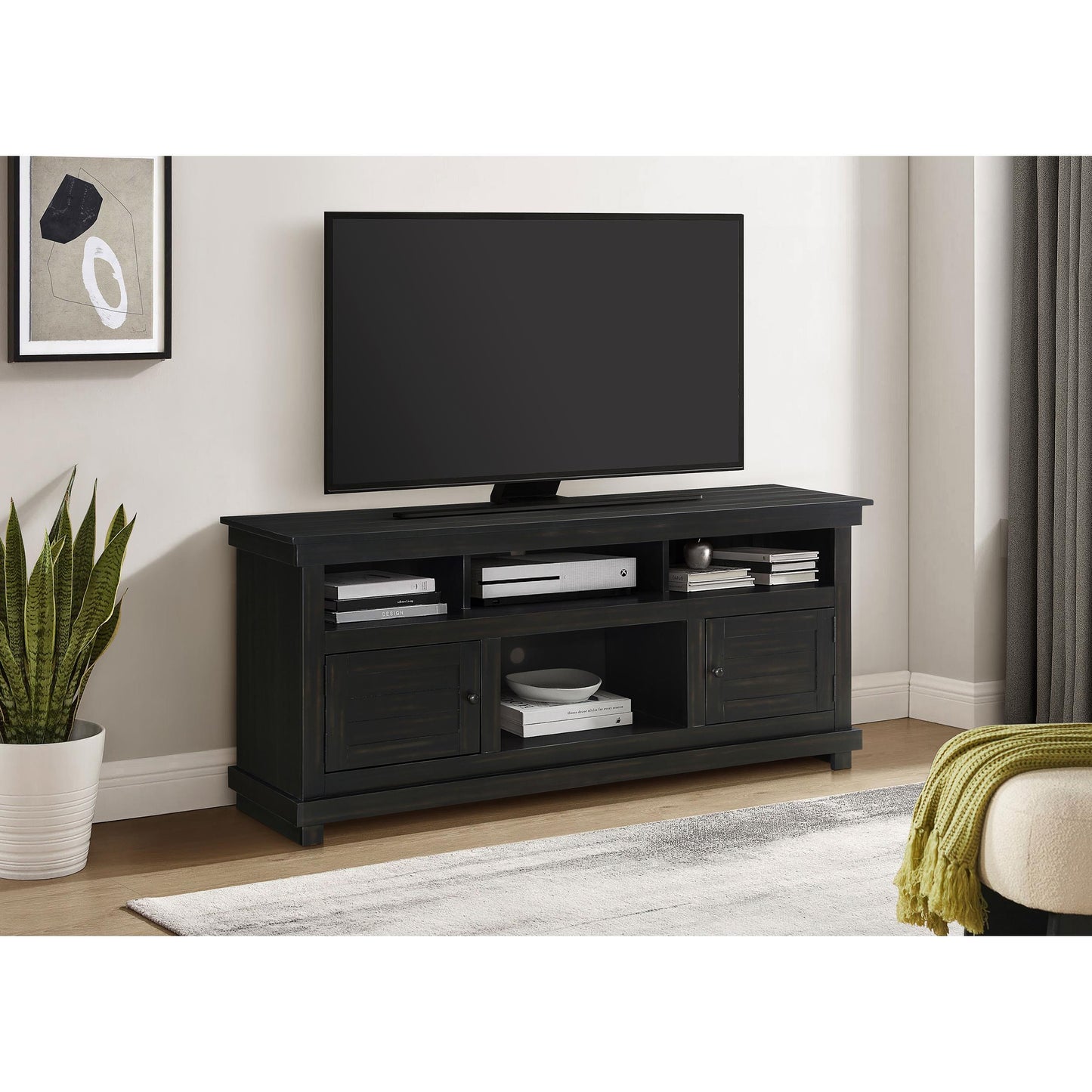 Coaster Furniture Payne 710062 60-inch TV Stand Media Console - Distressed Java IMAGE 11