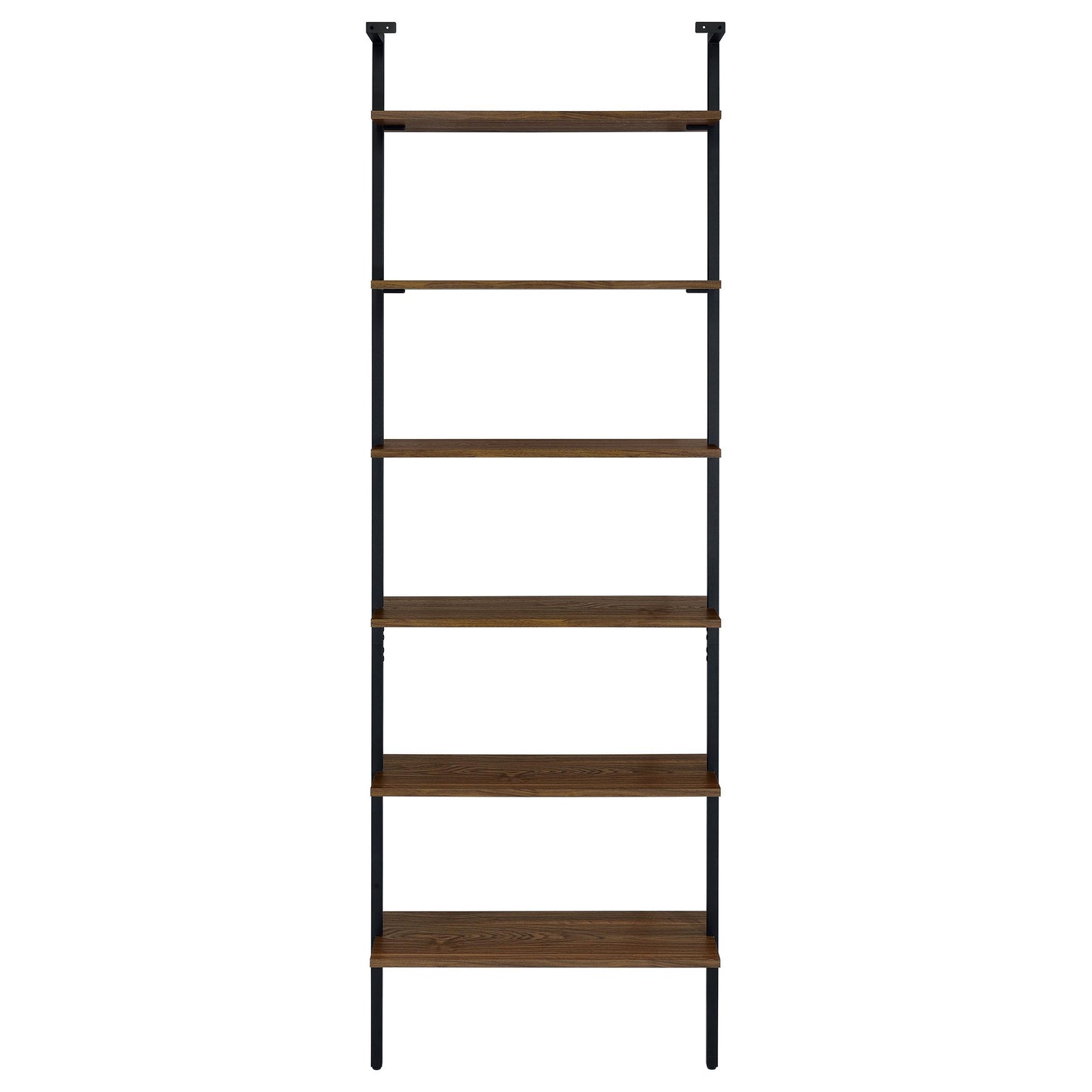 Coaster Furniture Owens 980072 96-inch 6-shelf Wall Bookshelf - Walnut IMAGE 6