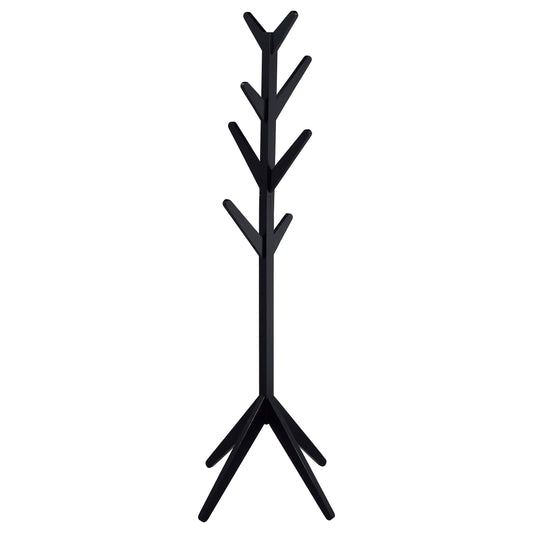 Coaster Furniture Margaret 983272 Solid Wood Coat Rack Clothing Hanger - Black IMAGE 1