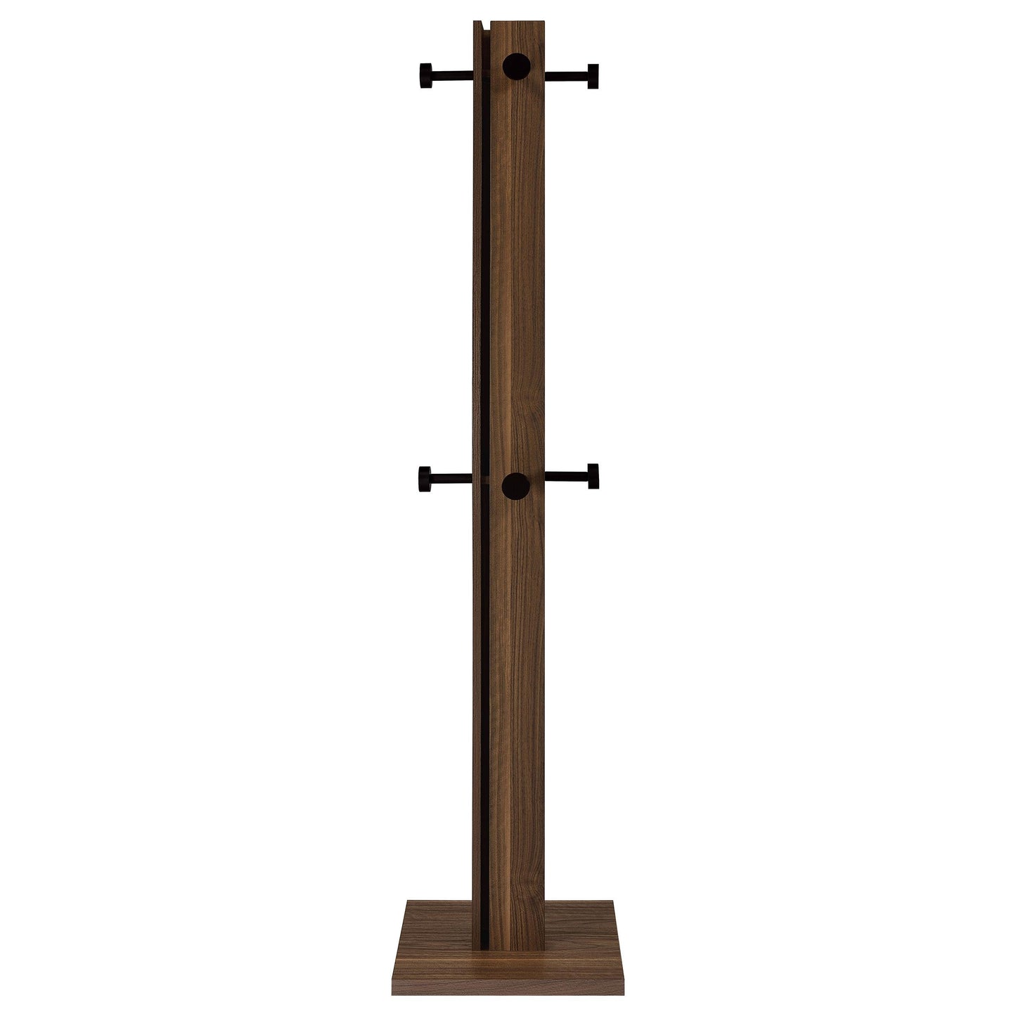 Coaster Furniture Rikkie 983281 Engineered Wood Coat Rack - Walnut IMAGE 2