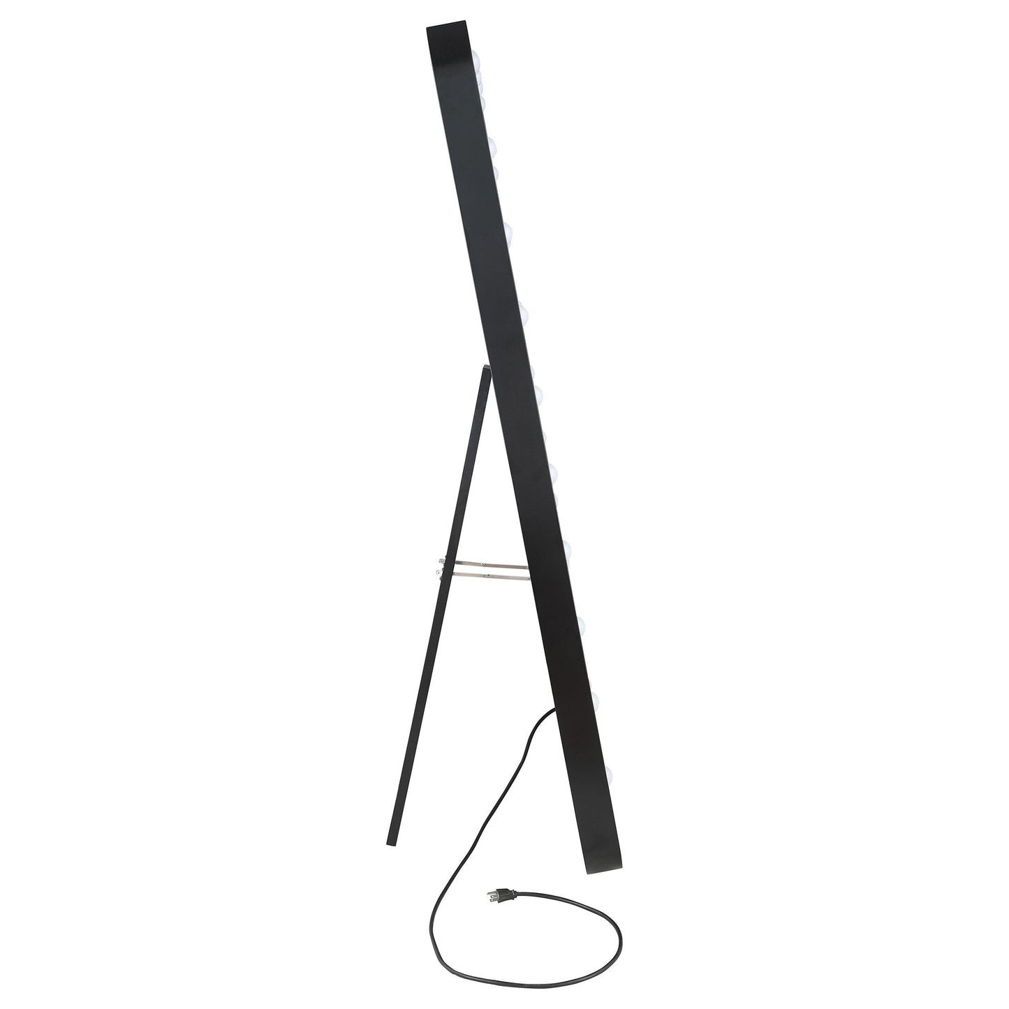 Coaster Furniture Canton 961577 32 x 71 Inch LED Standing Mirror with Speakers - Black IMAGE 7