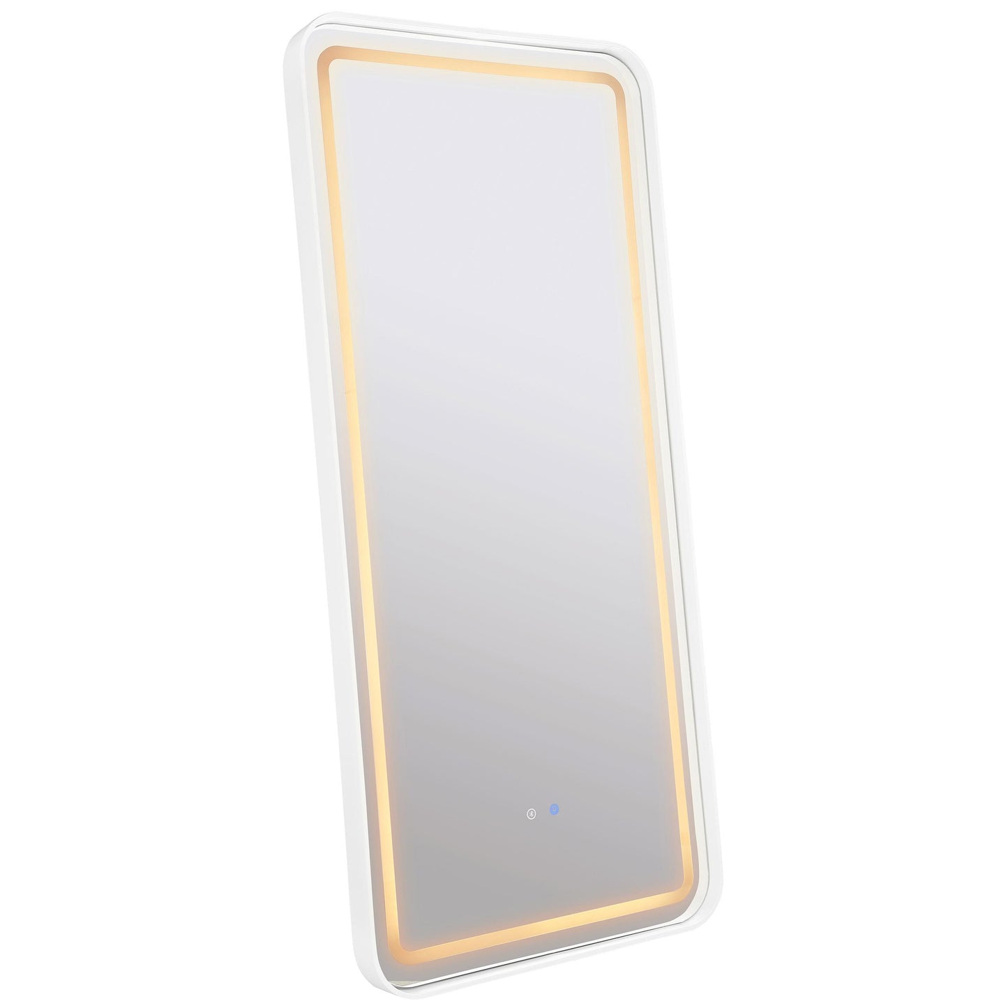 Coaster Furniture Glendora 961448 32 x 71 Inch LED Standing Mirror BT Speakers - Black IMAGE 2