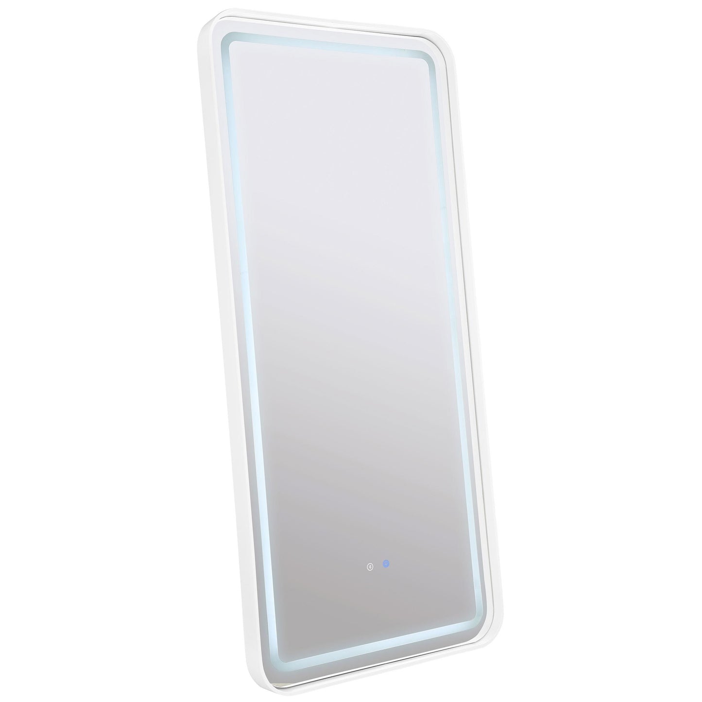 Coaster Furniture Glendora 961448 32 x 71 Inch LED Standing Mirror BT Speakers - Black IMAGE 4