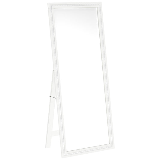 Coaster Furniture Windrose 960963 28 x 67 Inch Tempered LED Standing Mirror - White IMAGE 1