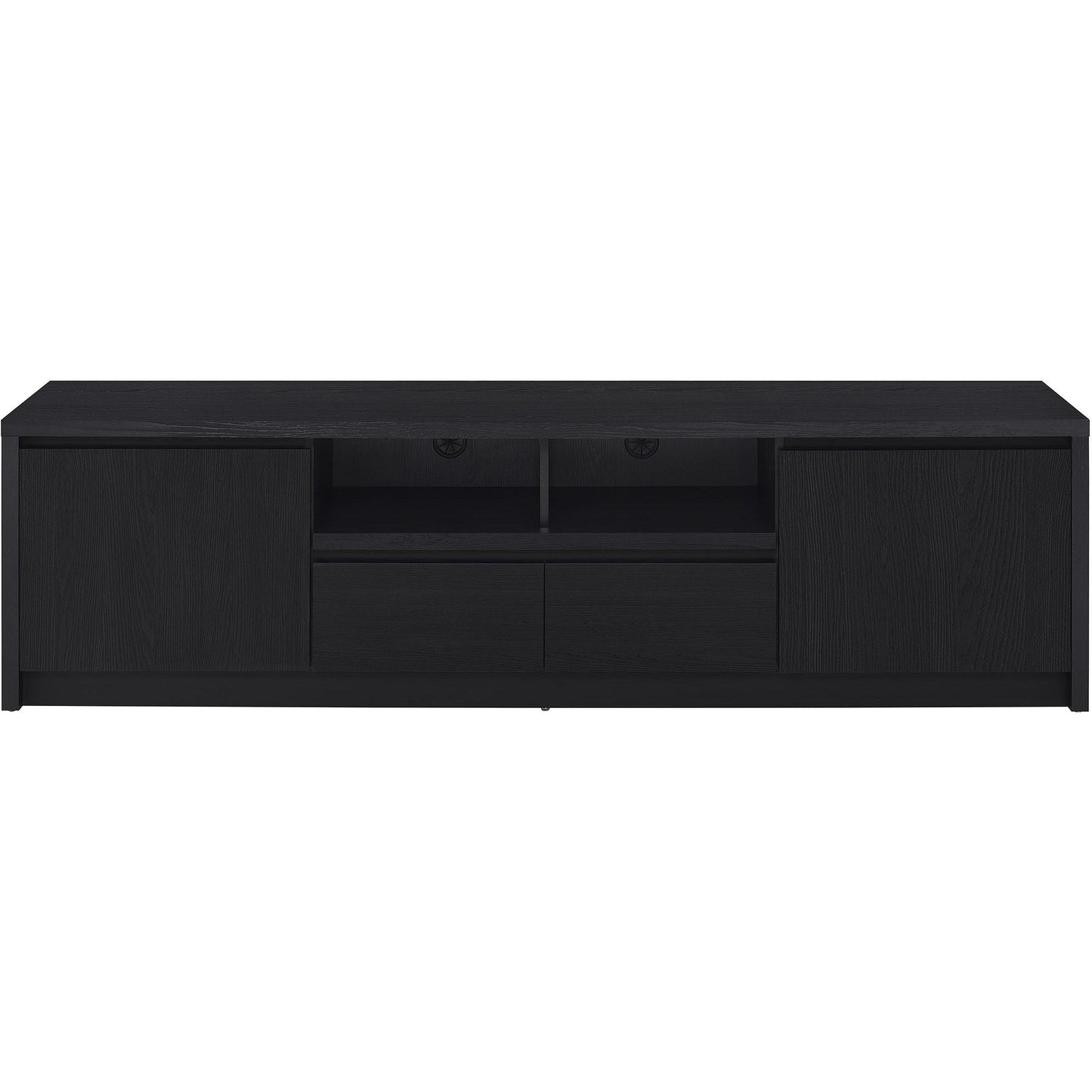 Coaster Furniture Winfield 706223 78-inch 2-door TV Stand Media Console - Black IMAGE 4