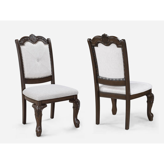 Crown Mark Kiera 2149S Side Chair - Coffee Brown IMAGE 1