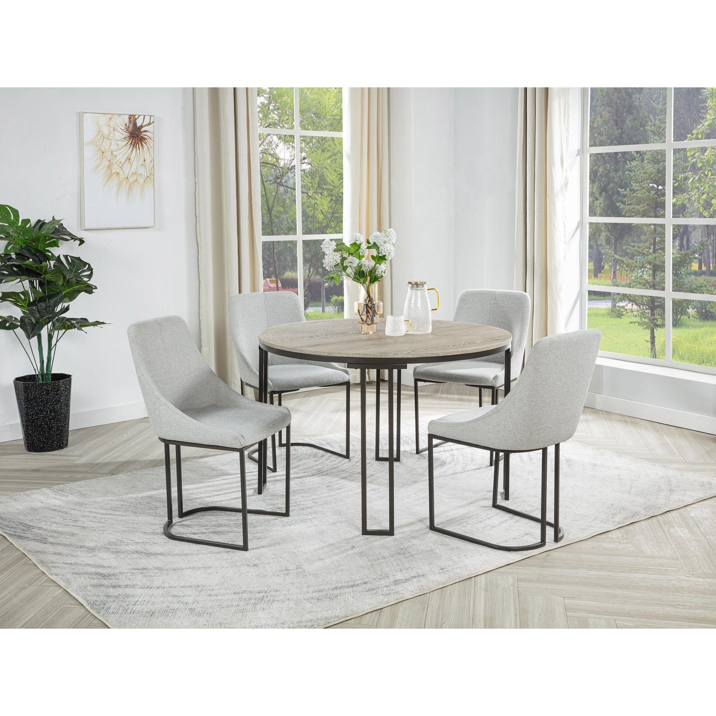 Crown Mark Verano 2203T-45RD Round Dining Table IMAGE 2