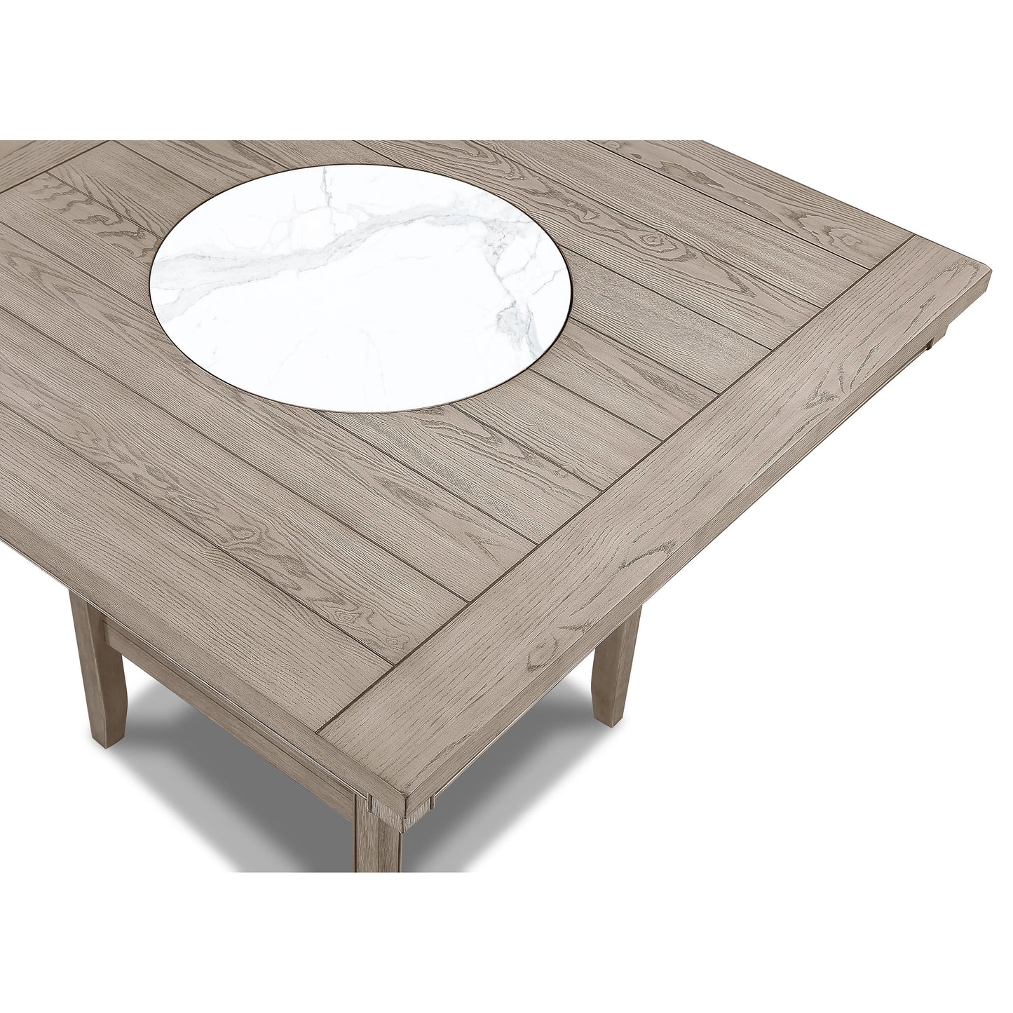 Crown Mark Fulton 2727MB-T-4848 Counter Height Dining Table - White Oak IMAGE 4