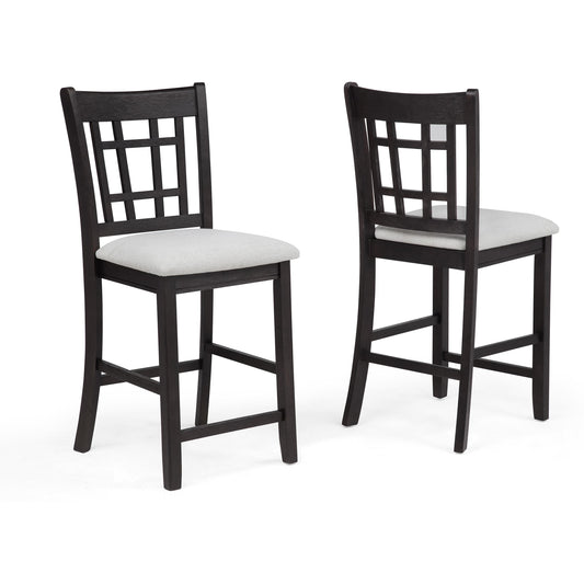 Crown Mark Hartwell 2795BK-S-24 Counter Height Chair - Charcoal Black IMAGE 1