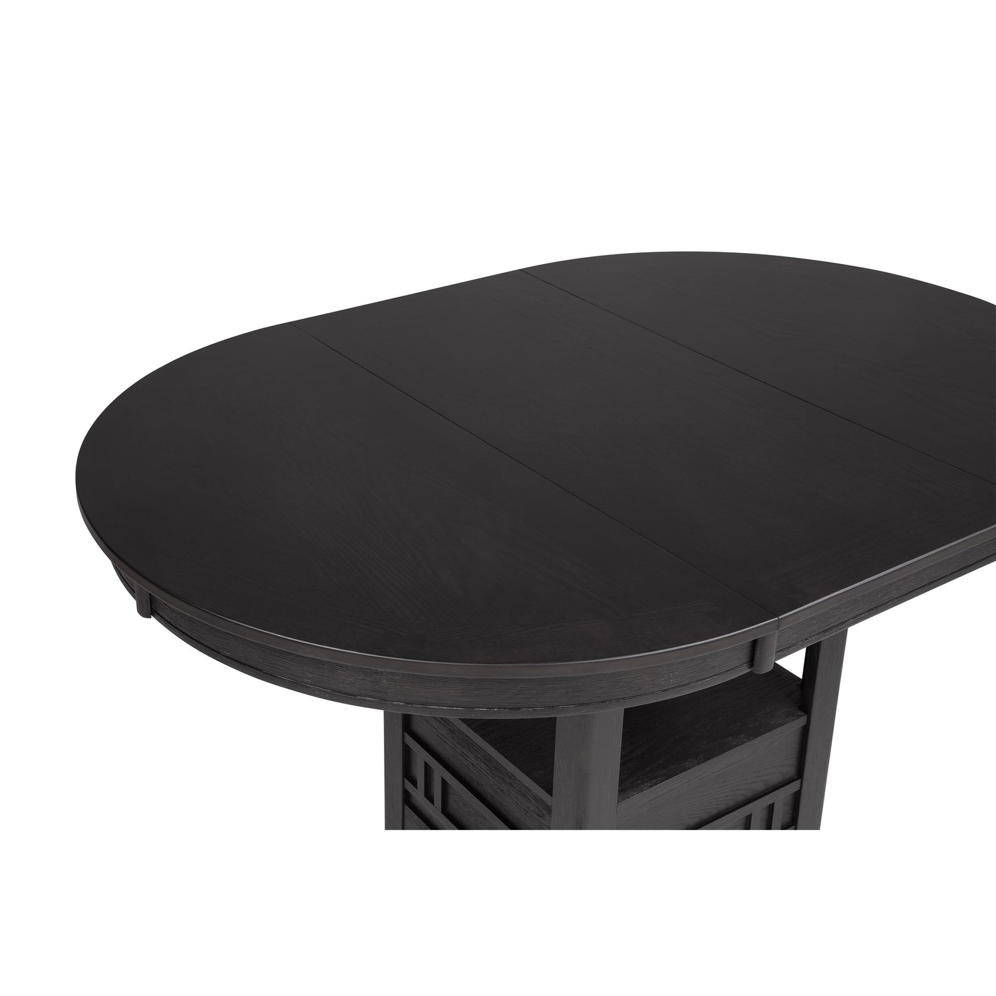 Crown Mark Hartwell 2795BK-T-4260 Counter Height Dining Table - Charcoal Black IMAGE 3