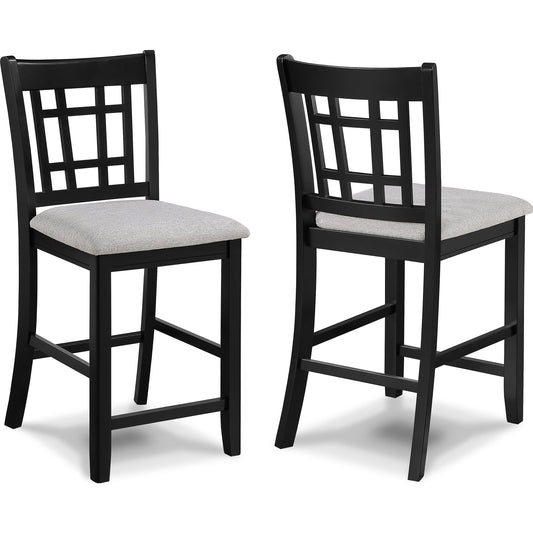 Crown Mark Hartwell 2795LG-S-24 Counter Height Chair - Light Grey IMAGE 1