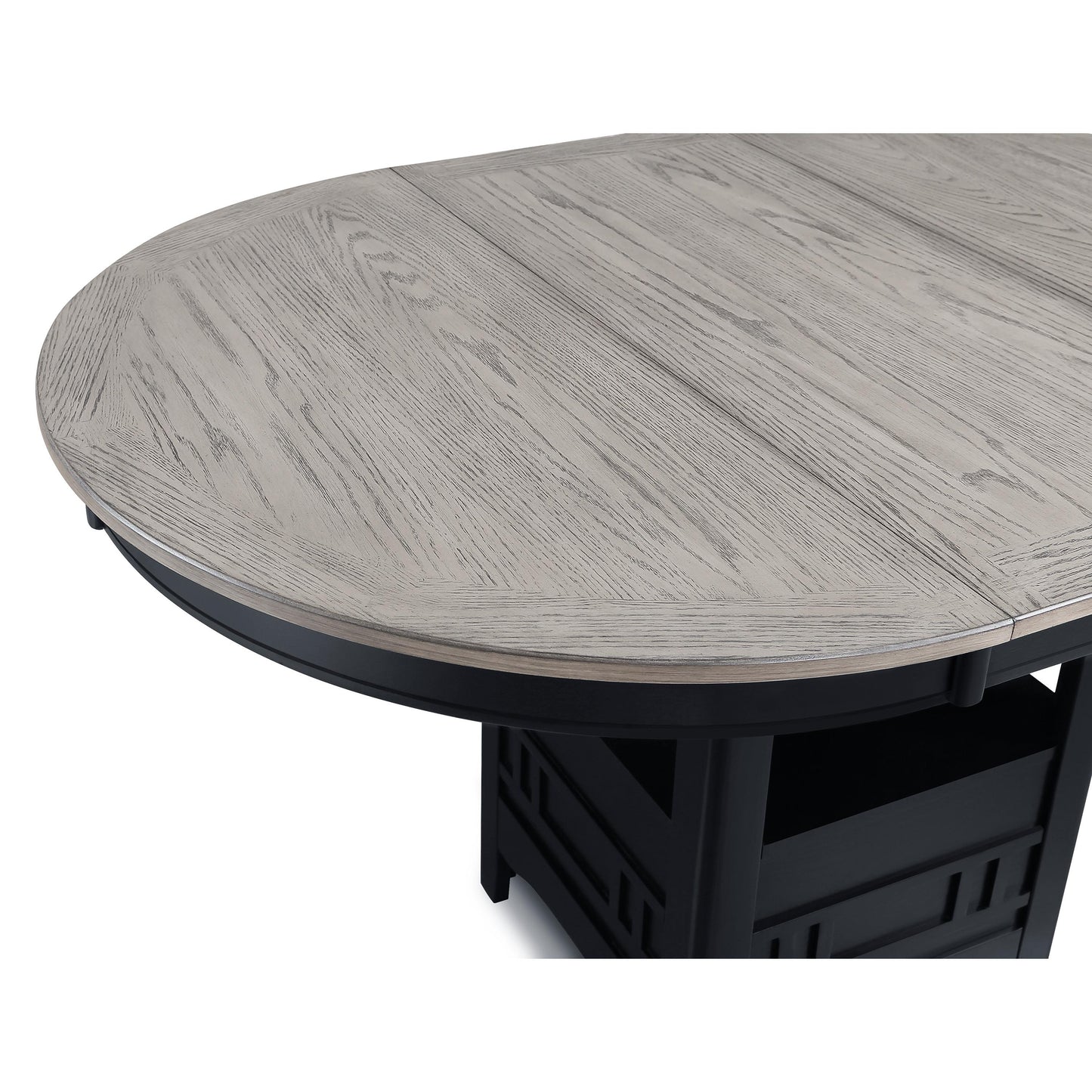 Crown Mark Hartwell 2795LG-T-4260 Counter Height Dining Table - Light Grey IMAGE 3