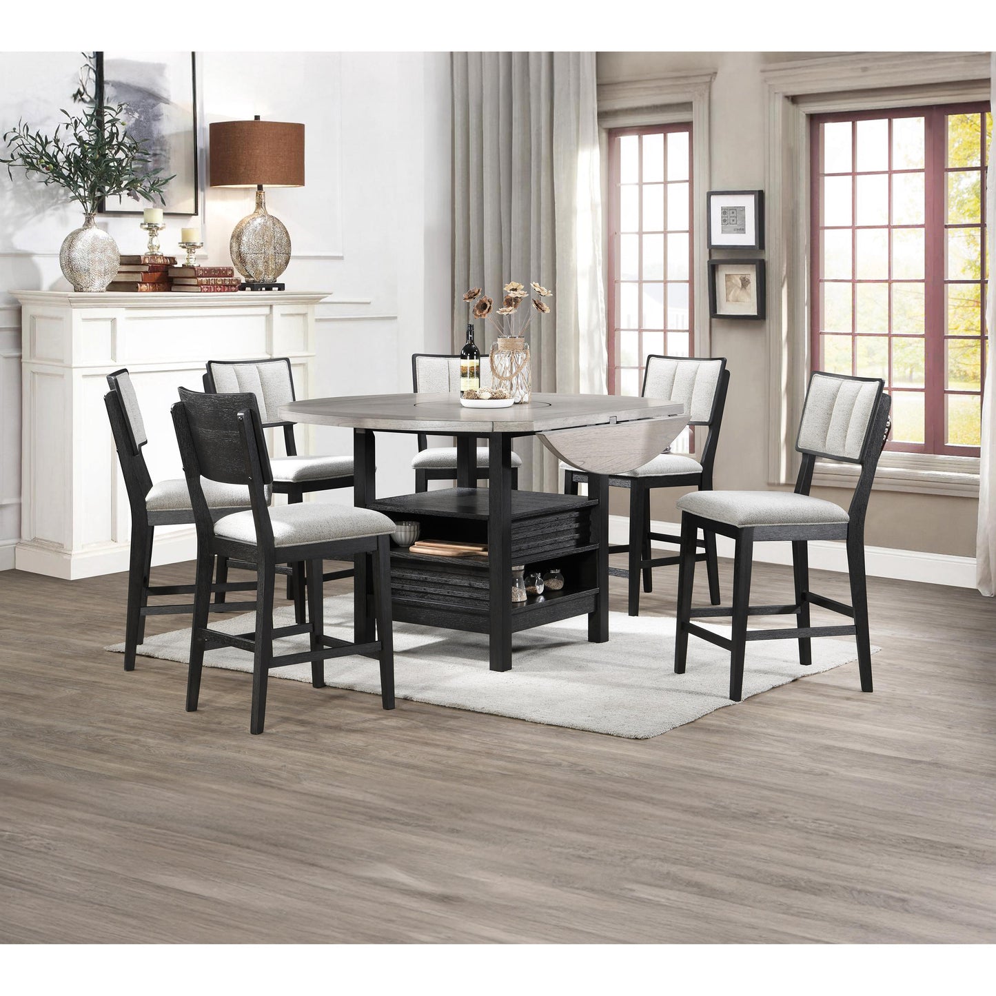 Crown Mark Cline 2850LG-S-24 Counter Height Chair IMAGE 3