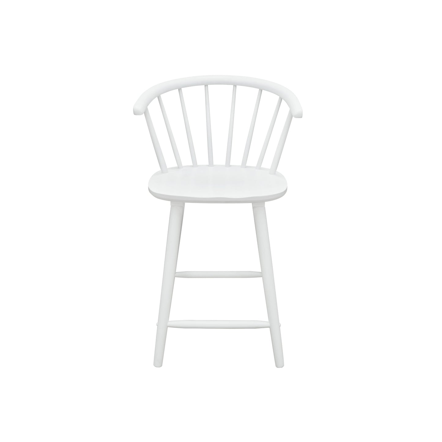 Crown Mark Janna 2981WH-24 Counter Height Stool - White IMAGE 2