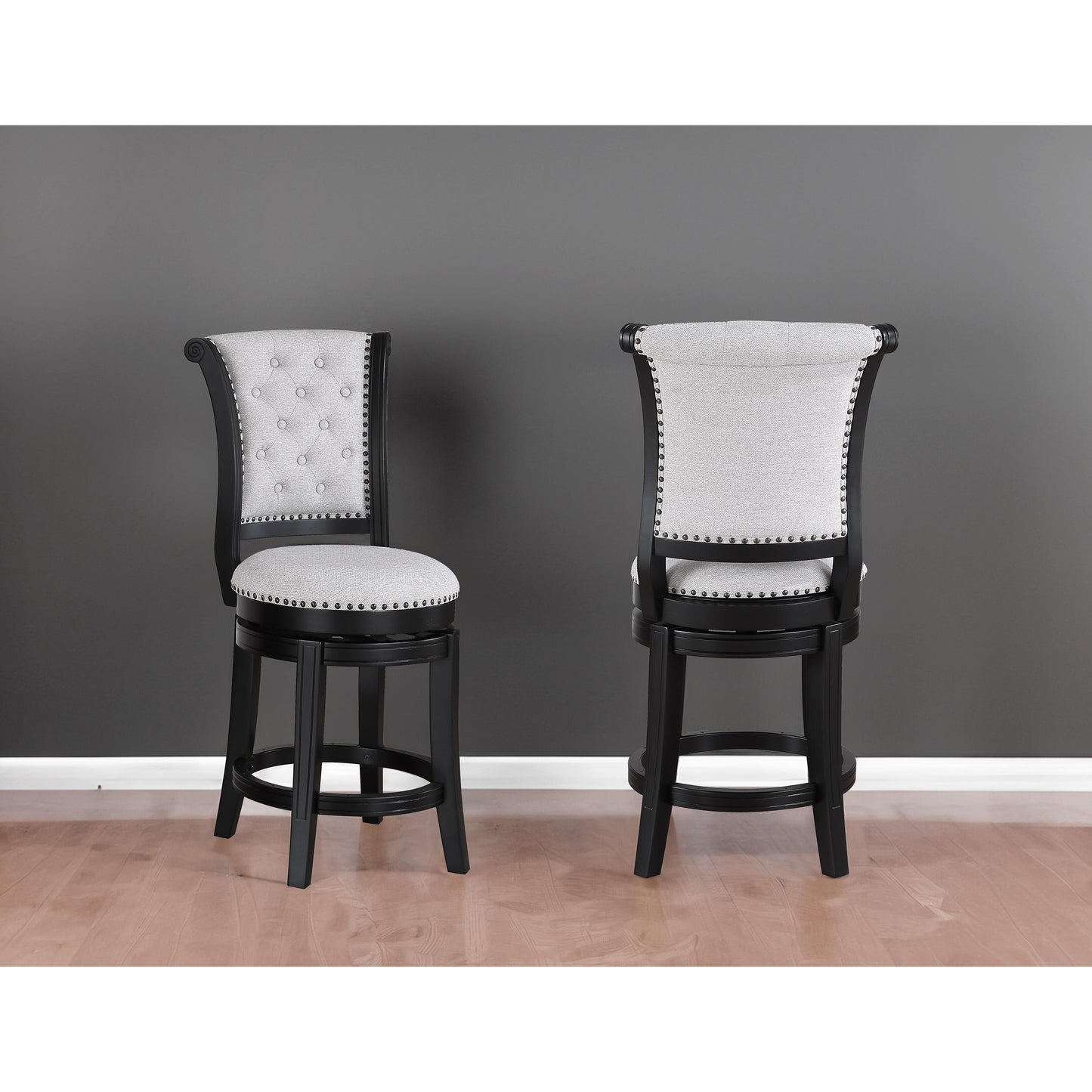 Crown Mark Granville 2992DV-24 Swivel Pub Stool - Dove IMAGE 4