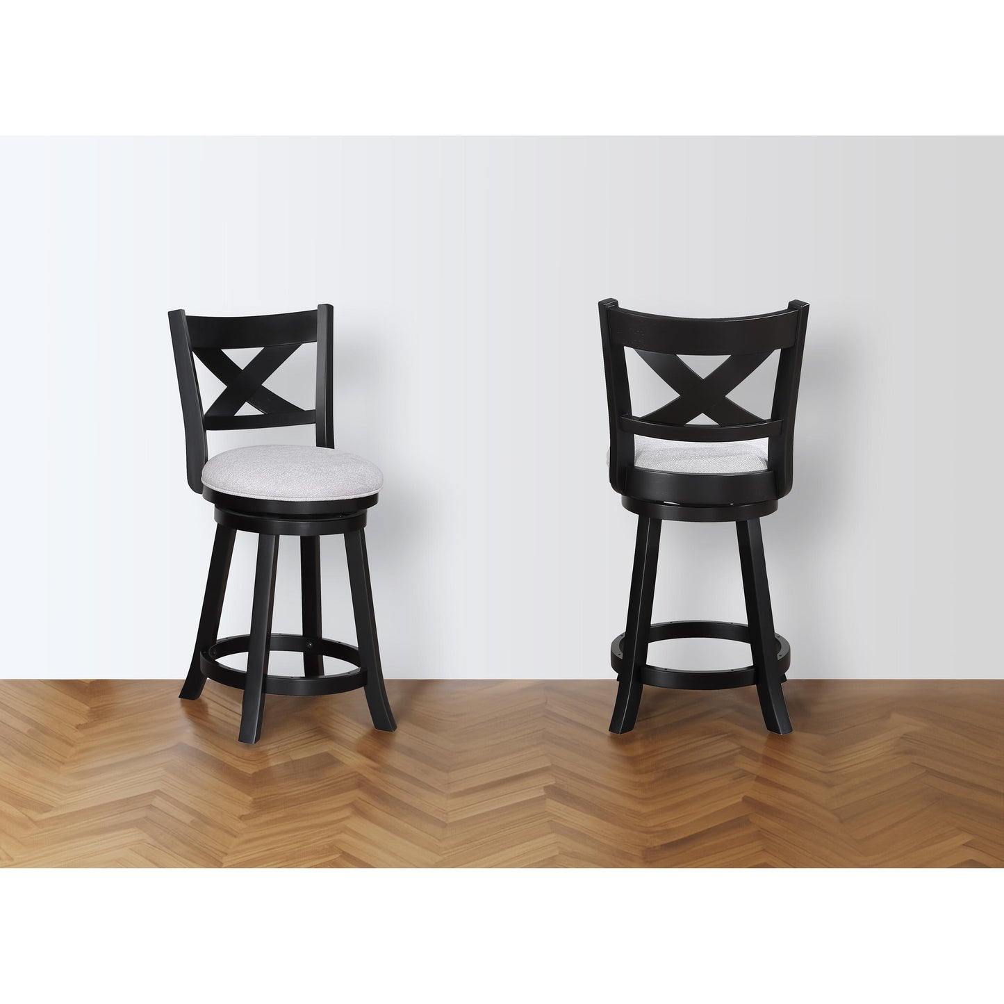 Crown Mark Kipper 2993DV-24 Swivel Pub Stool - Dove IMAGE 4