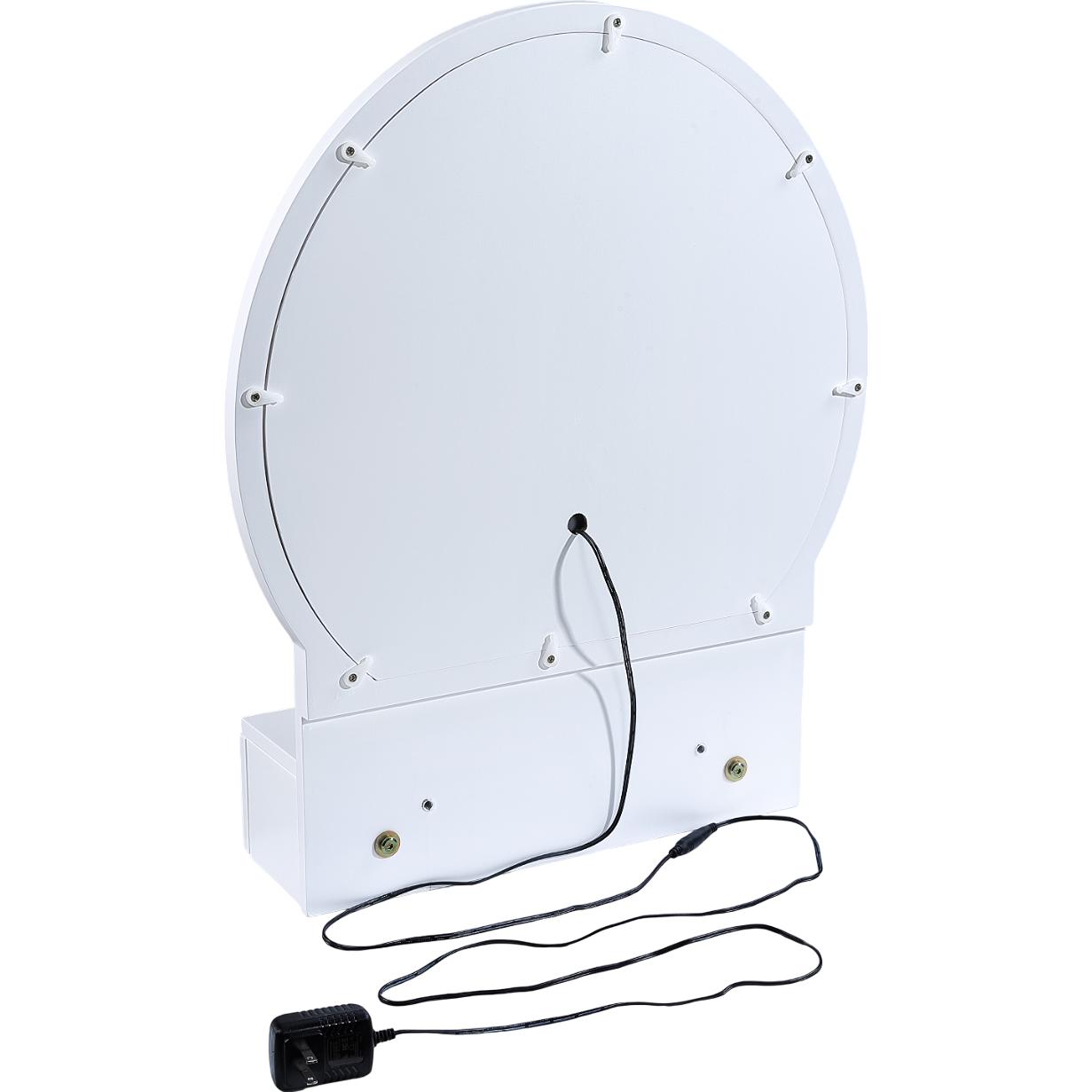 Crown Mark Cecilia 4905SET-WH Vanity Table & Stool - White IMAGE 9