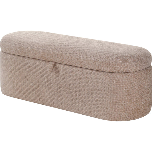 Crown Mark Philipa 4924MV-BENCH Storage Bench - Mauve Tweed IMAGE 1