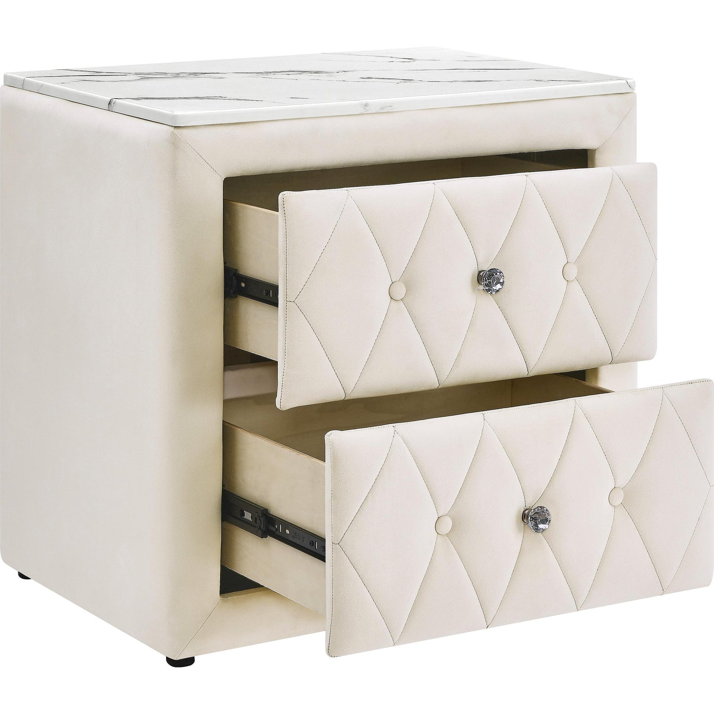 Crown Mark Annabelle 5114IV-2 Nightstand - Ivy IMAGE 2