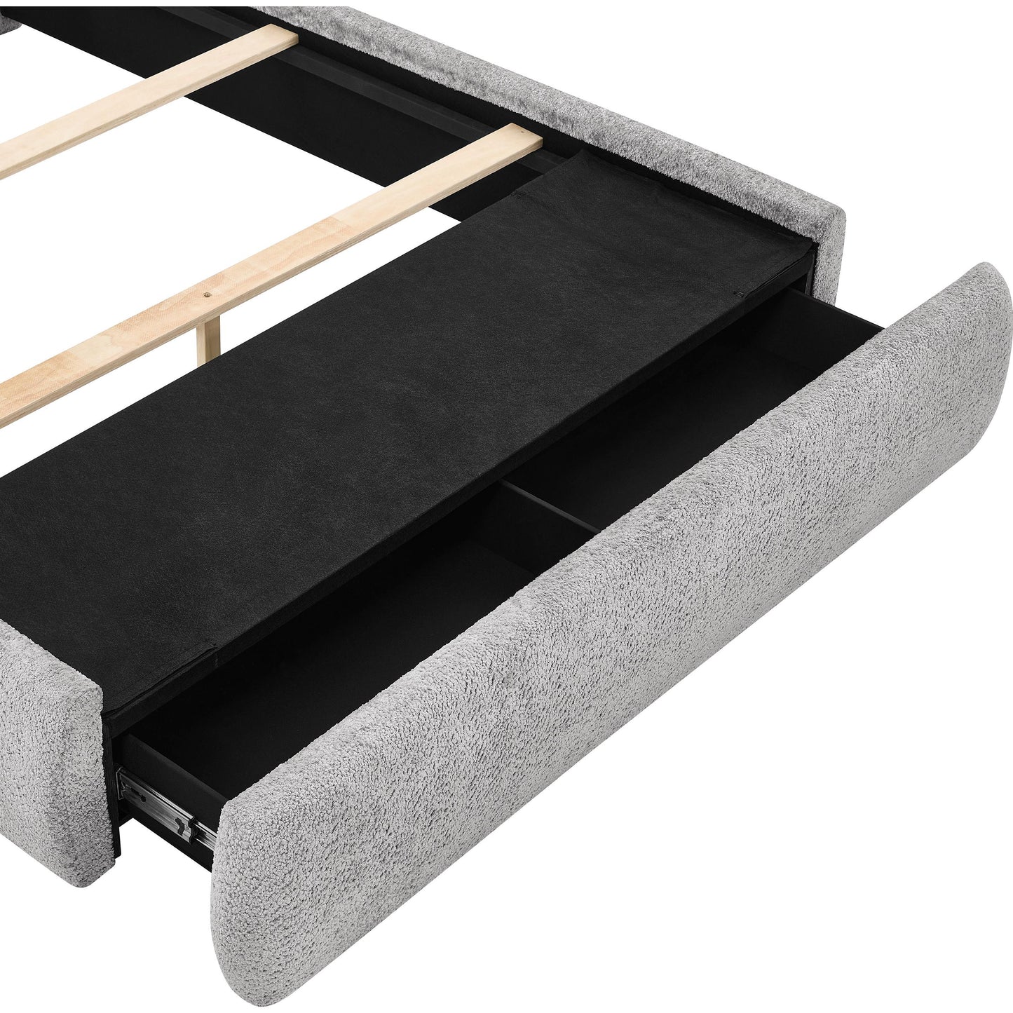 Crown Mark Reverie 5116PW-K King Bed with Storage - Pewter IMAGE 4
