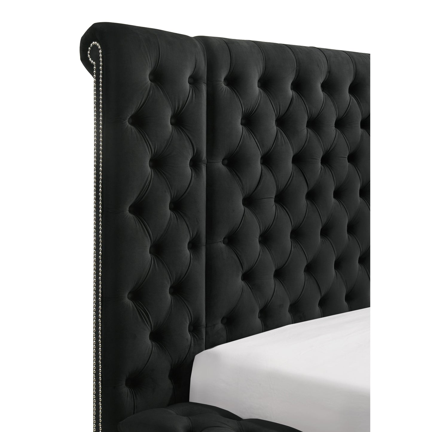 Crown Mark Liliana 5203BK-K King Bed - Black IMAGE 6
