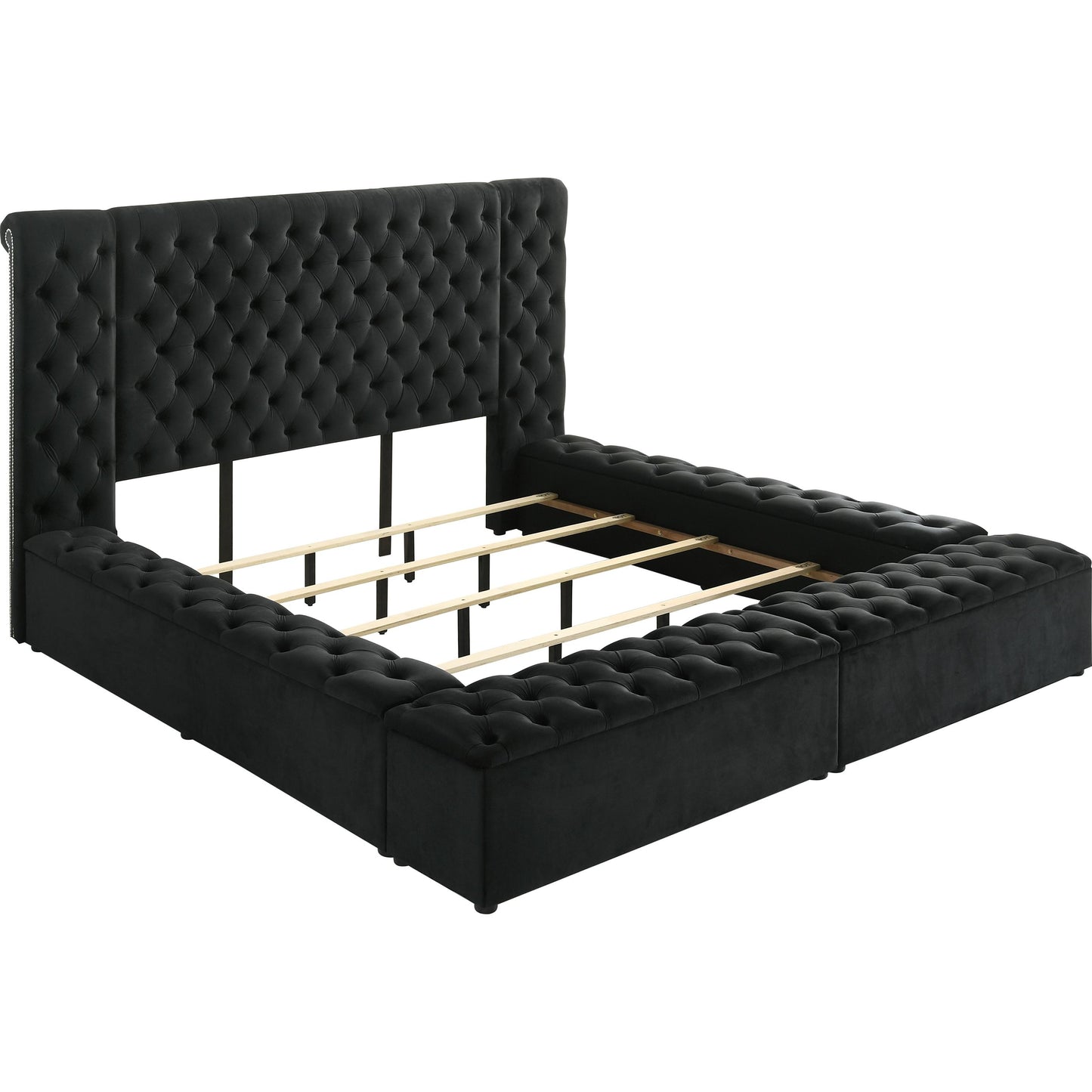 Crown Mark Liliana 5203BK-Q Queen Bed - Black IMAGE 3