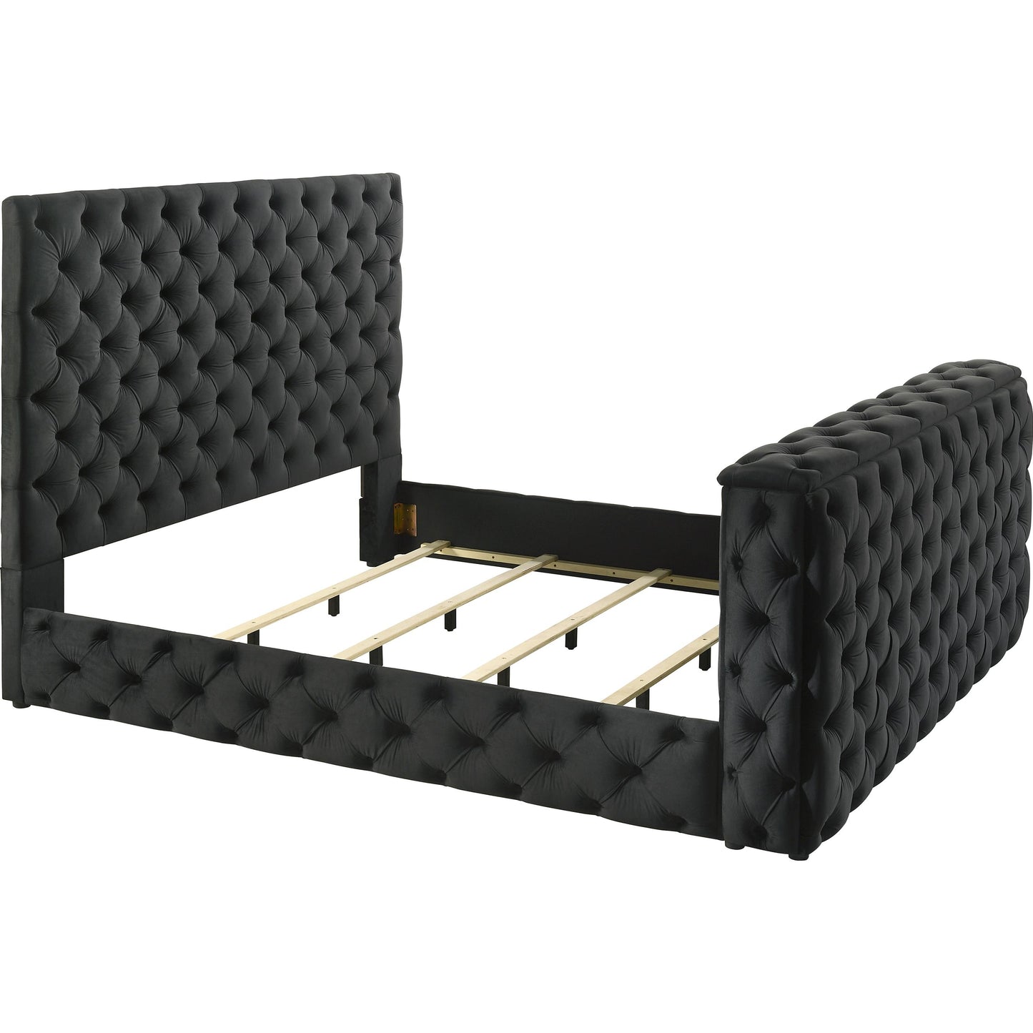 Crown Mark Josephine 5213BK-Q Queen Bed with TV Lift IMAGE 3